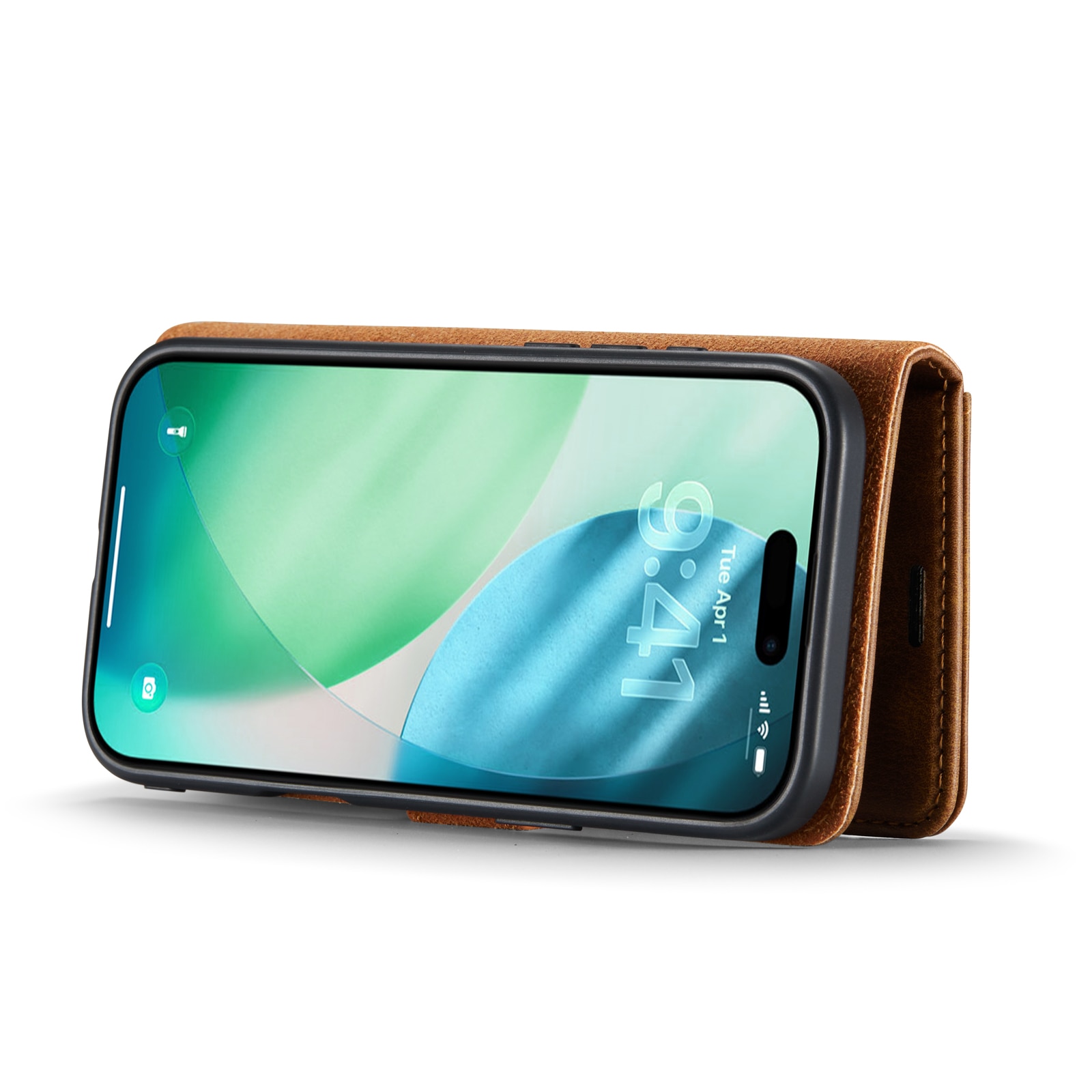 Handytasche Magnetische iPhone 17 Air Cognac