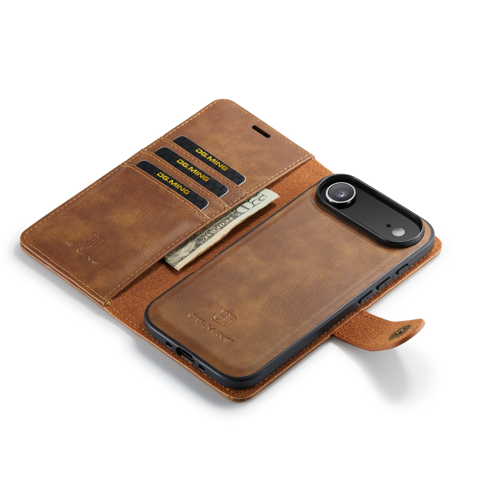 Handytasche Magnetische iPhone 17 Air Cognac