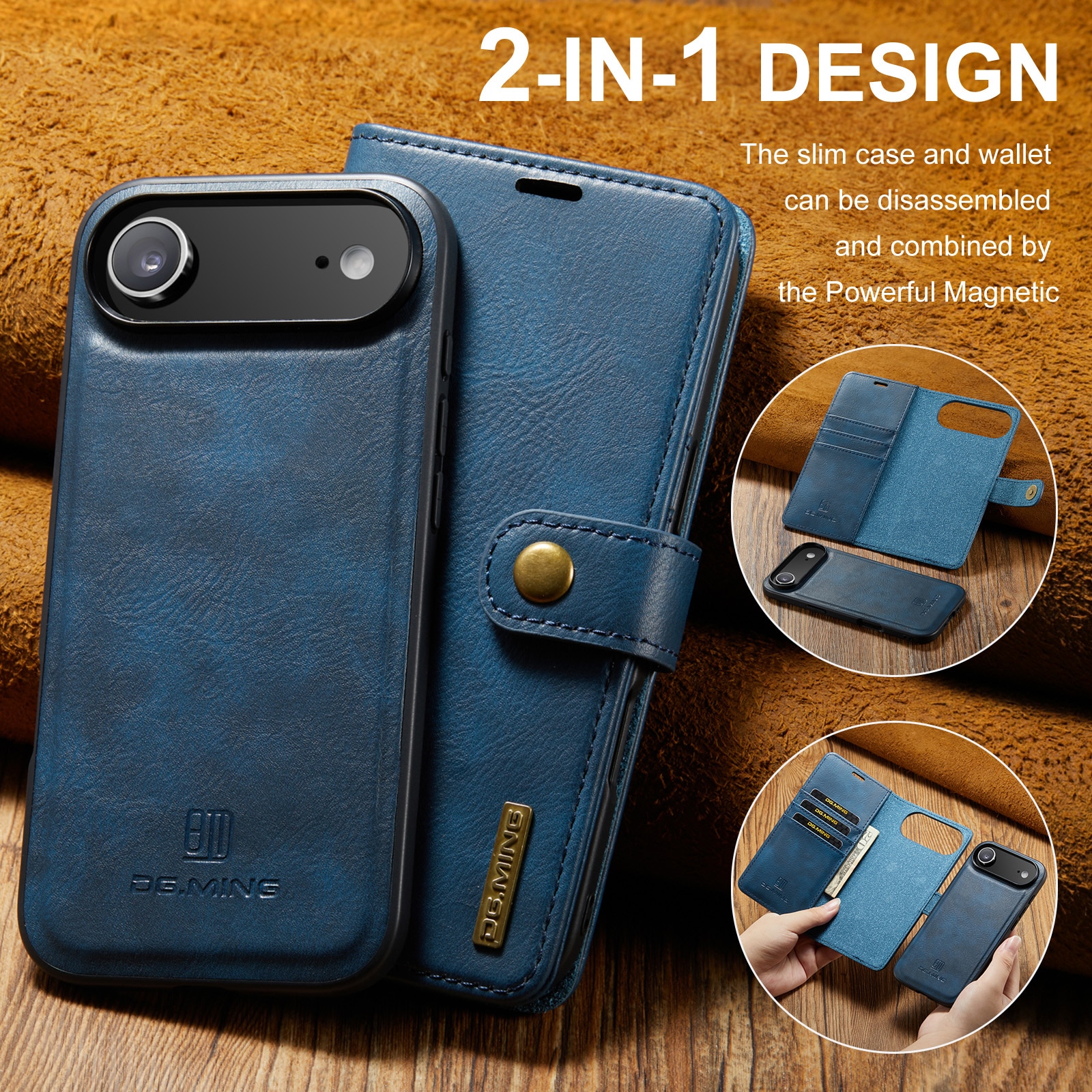Handytasche Magnetische iPhone 17 Air Blue