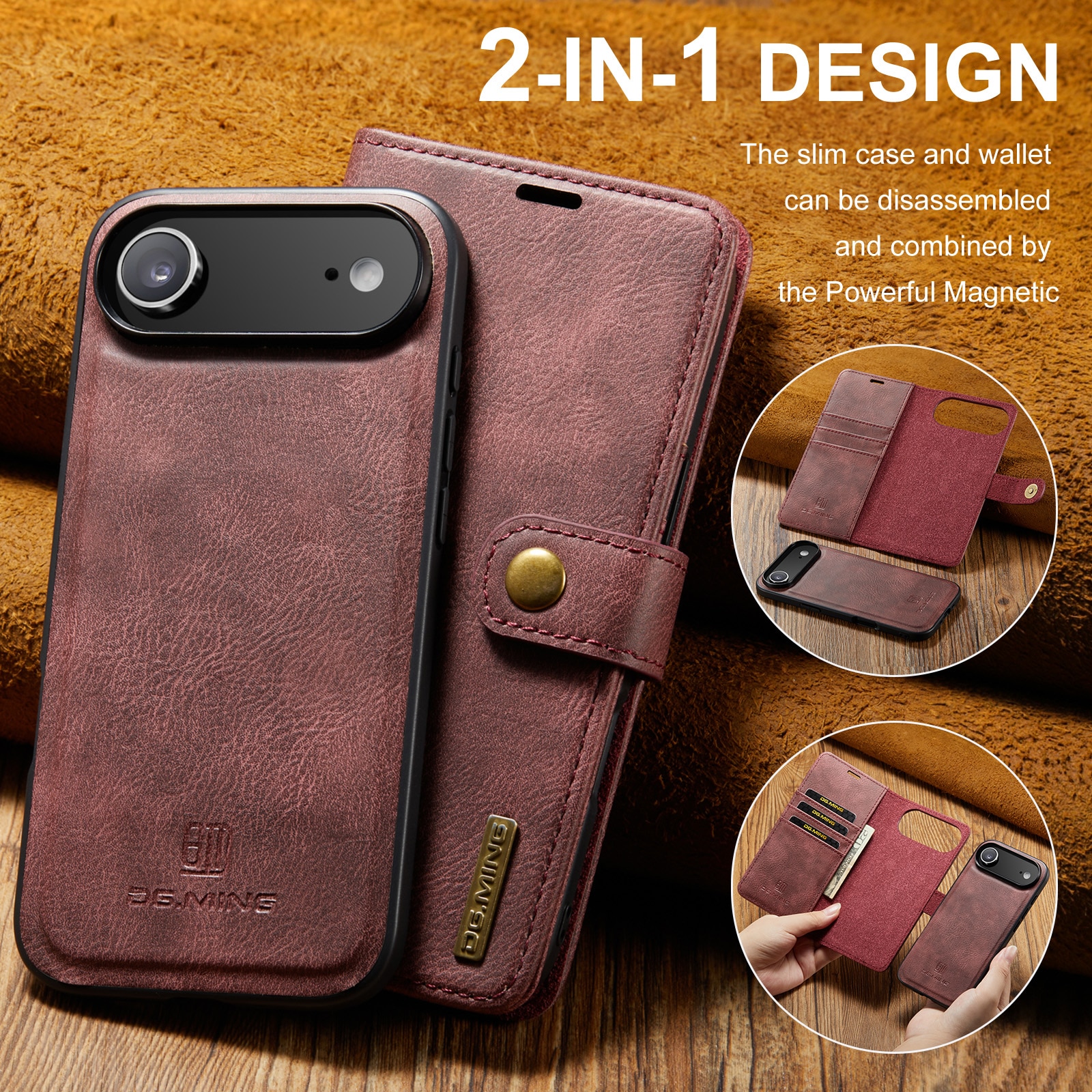 Handytasche Magnetische iPhone 17 Air Red