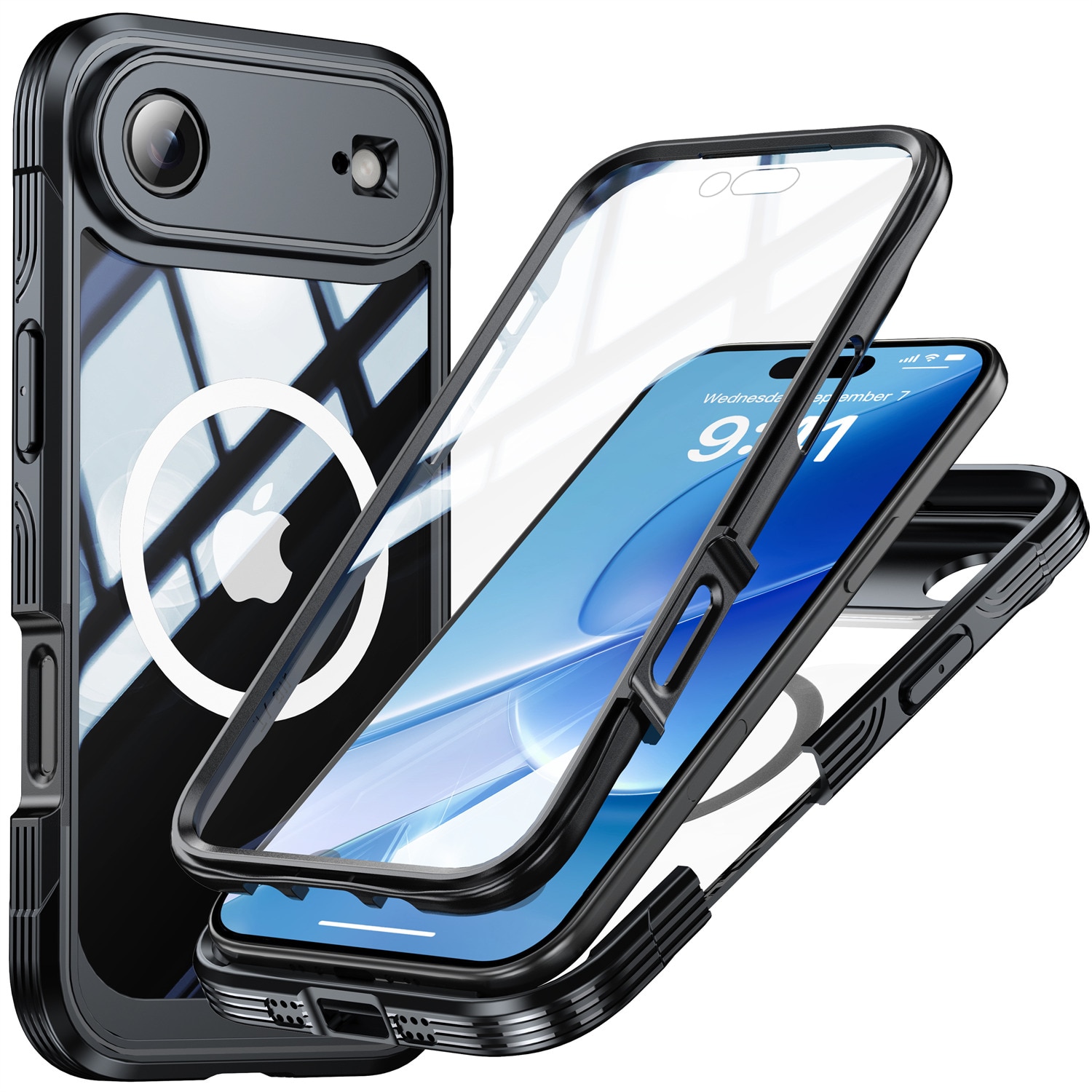 iPhone 17 Air Premium Full Protection Case Black