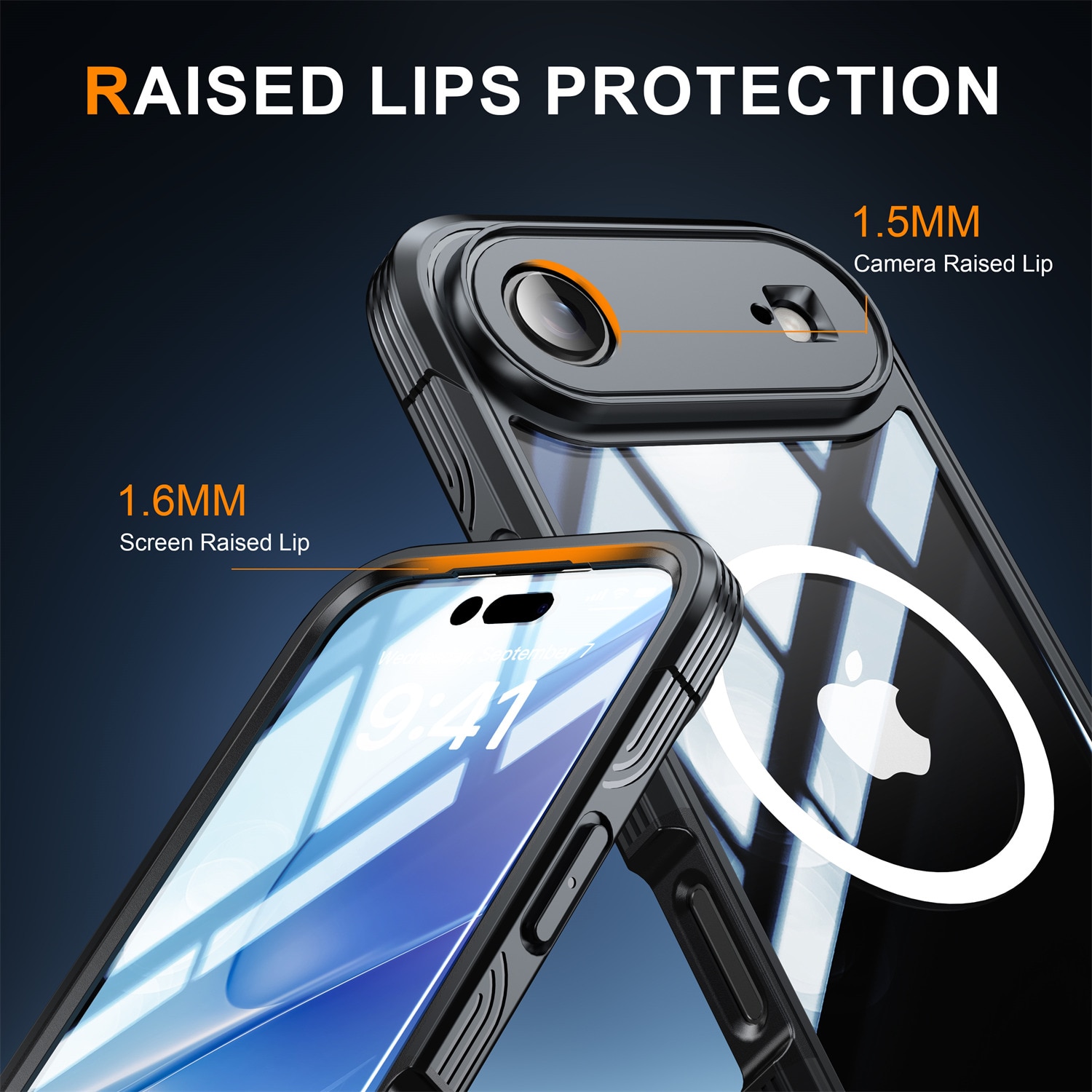 iPhone 17 Air Premium Full Protection Case Black
