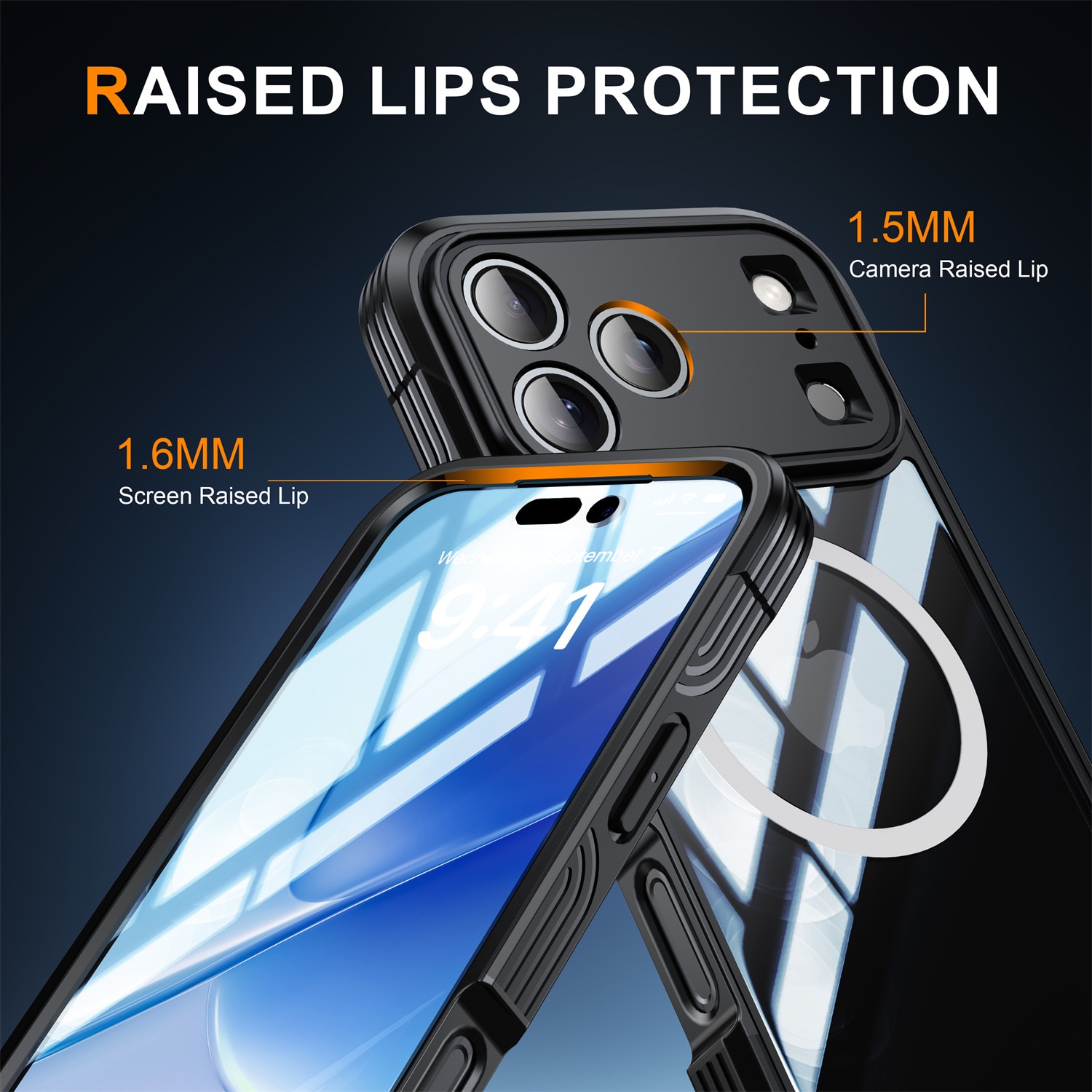 iPhone 17 Pro Premium Full Protection Case Black