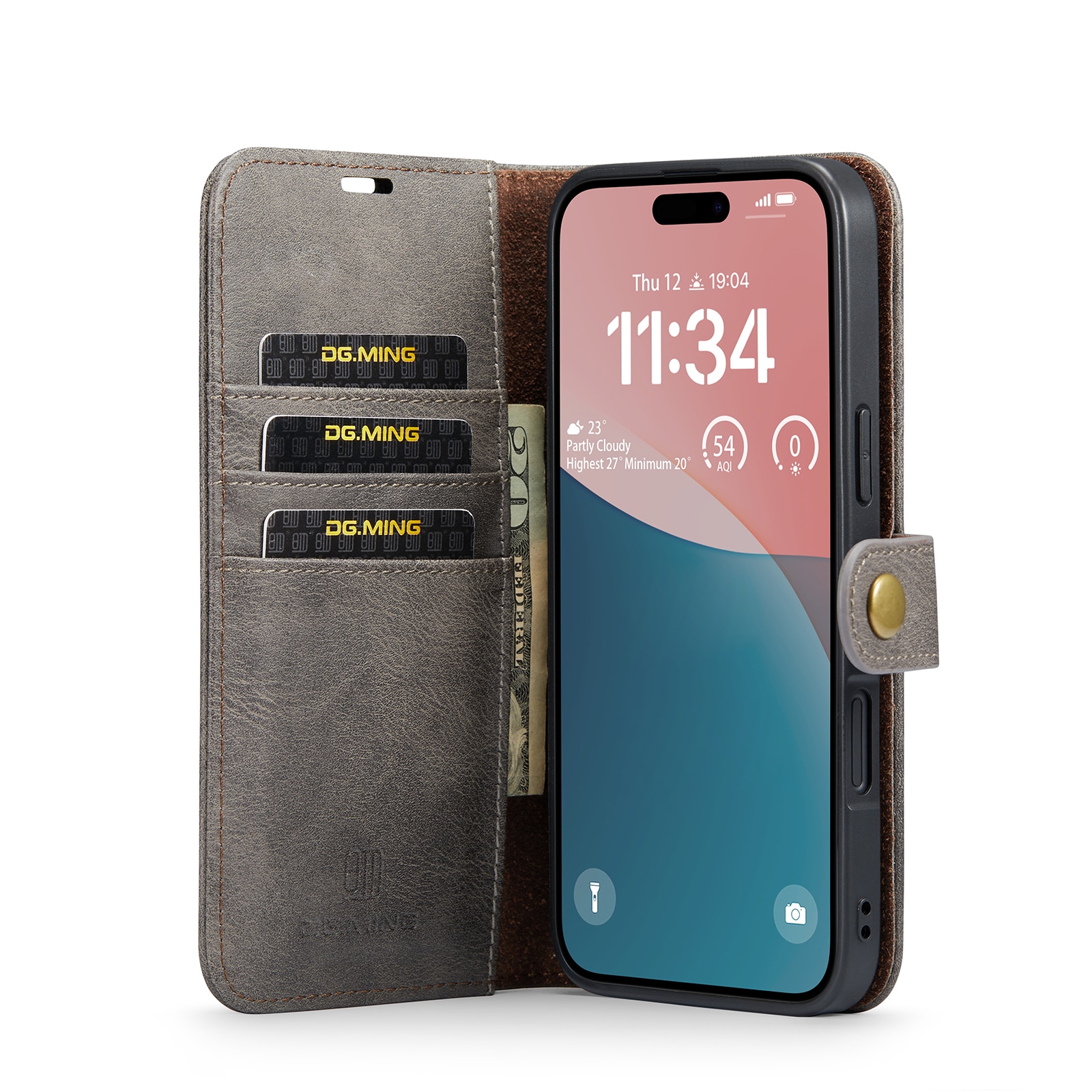 Handytasche Magnetische iPhone 17 Brown