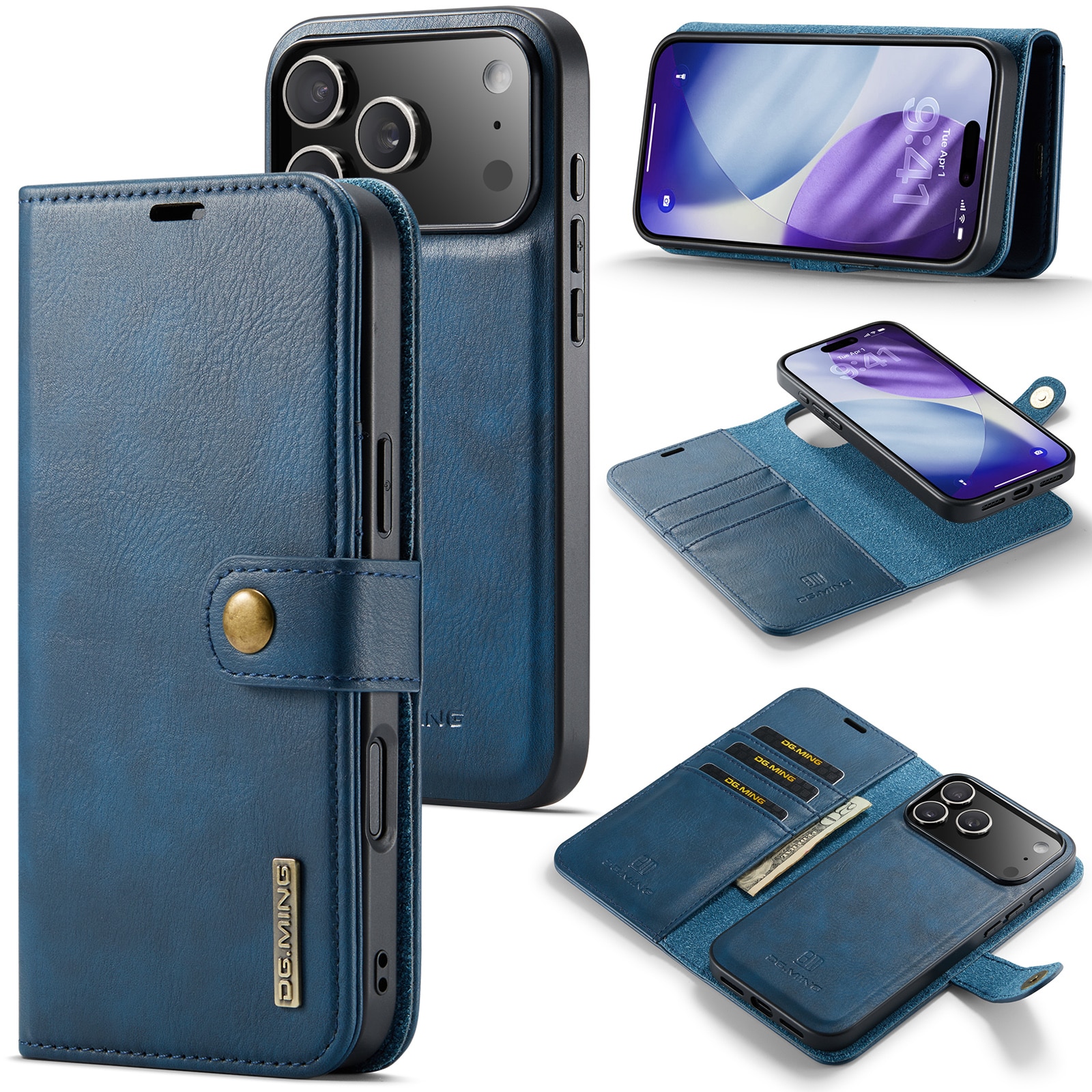 Handytasche Magnetische iPhone 17 Pro Max Blue