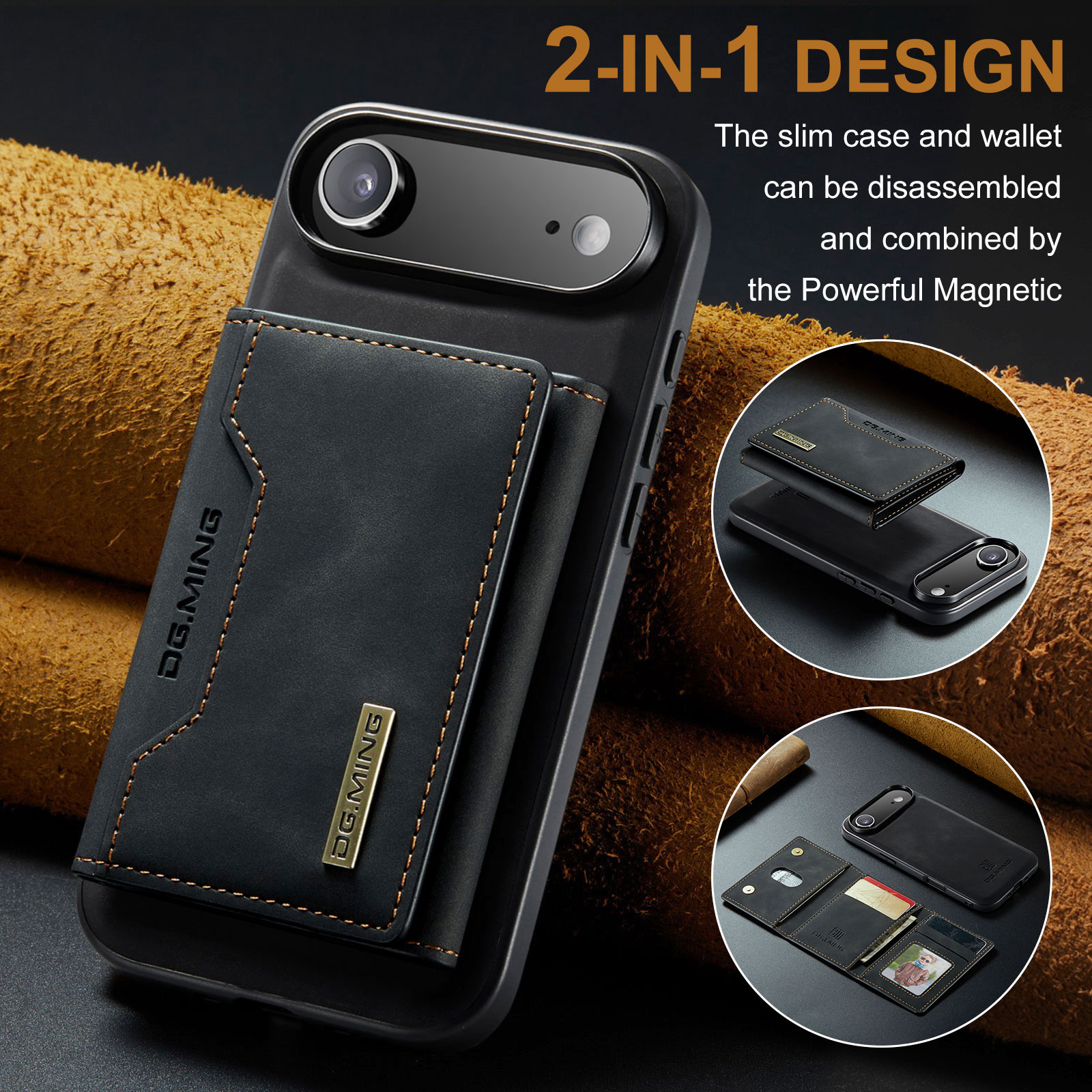 Magnetic Card Slot Case iPhone 17 Air Schwarz