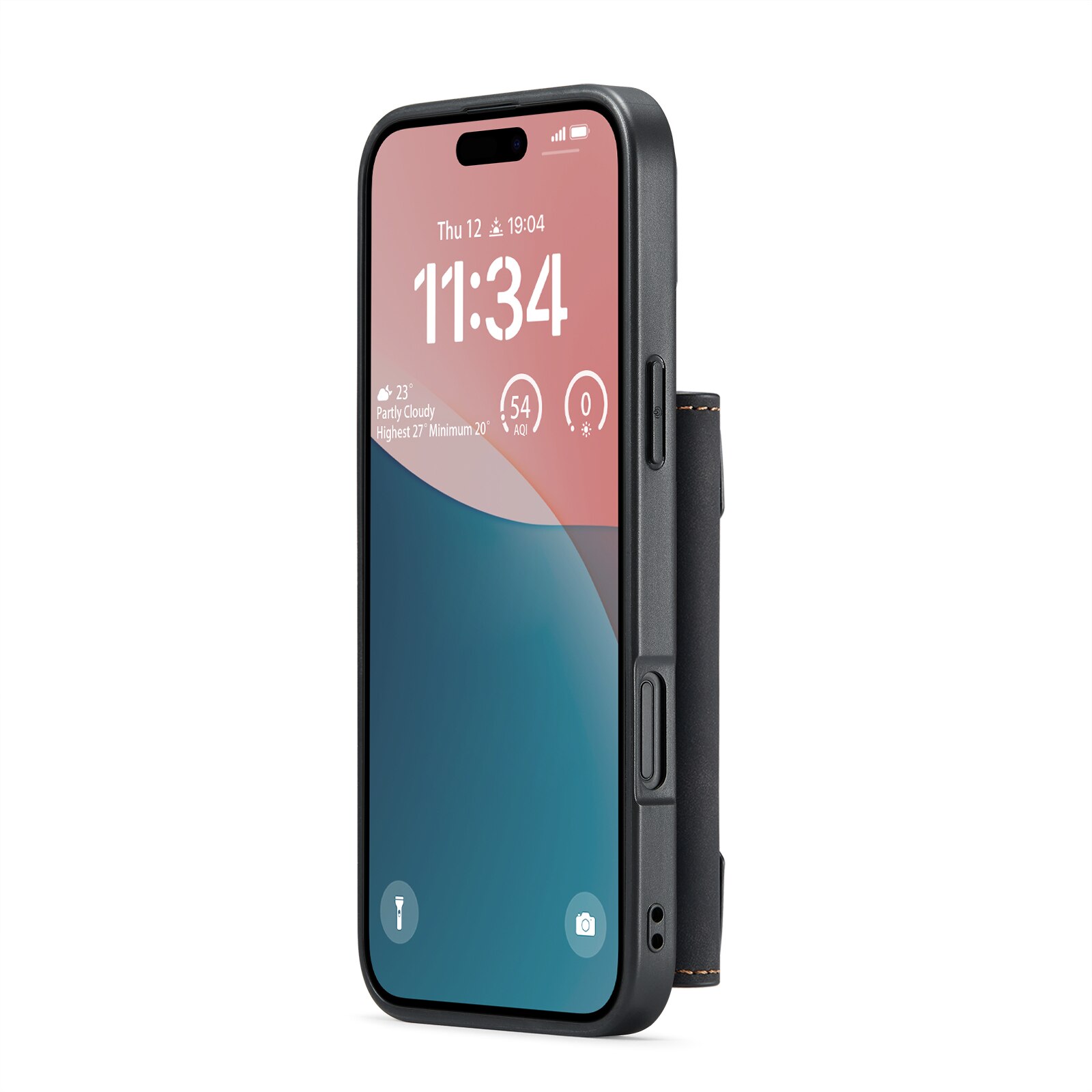 Magnetic Card Slot Case iPhone 17 Schwarz