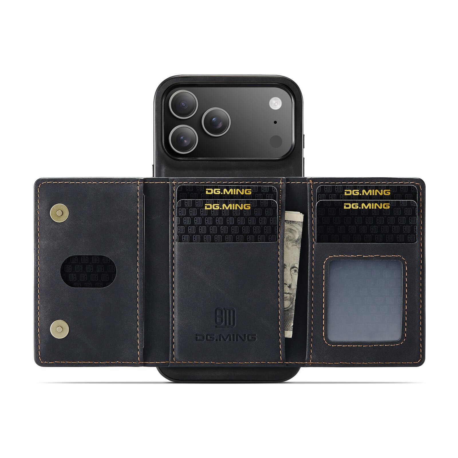 Magnetic Card Slot Case iPhone 17 Pro Max Schwarz