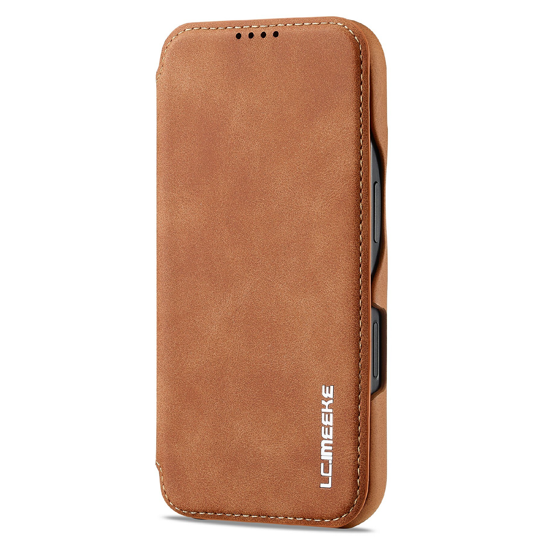 Slim Portemonnaie-Hülle iPhone 17 Cognac