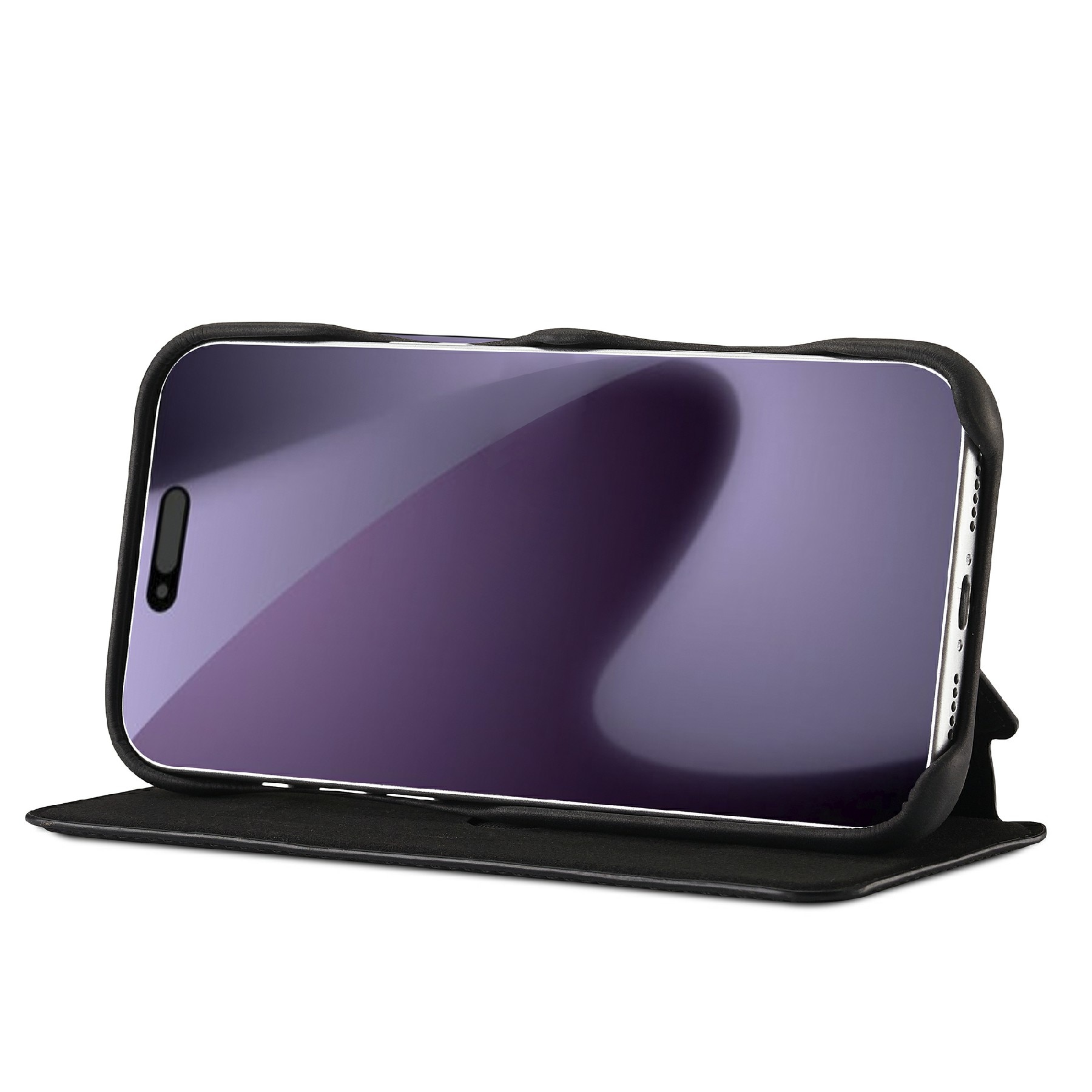 Slim Portemonnaie-Hülle iPhone 17 Pro Max Schwarz