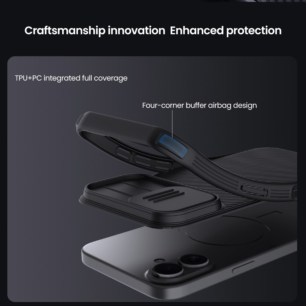 CamShield Hülle MagSafe iPhone 17 Schwarz