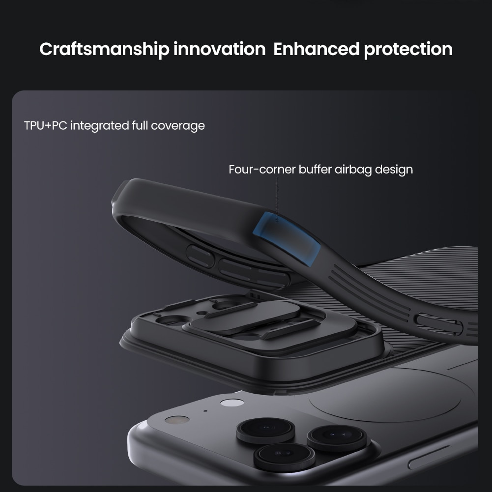 CamShield Hülle MagSafe iPhone 17 Pro Schwarz