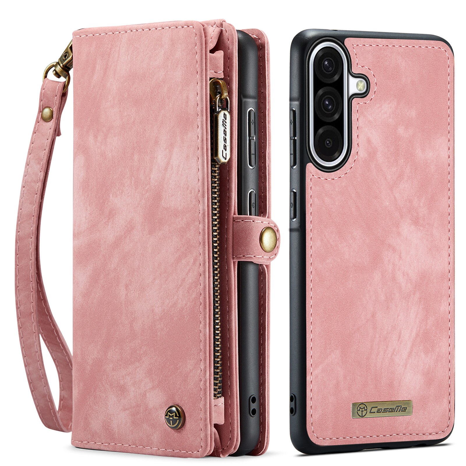 Multi-slot Portemonnaie-Hülle Samsung Galaxy A17 Rosa