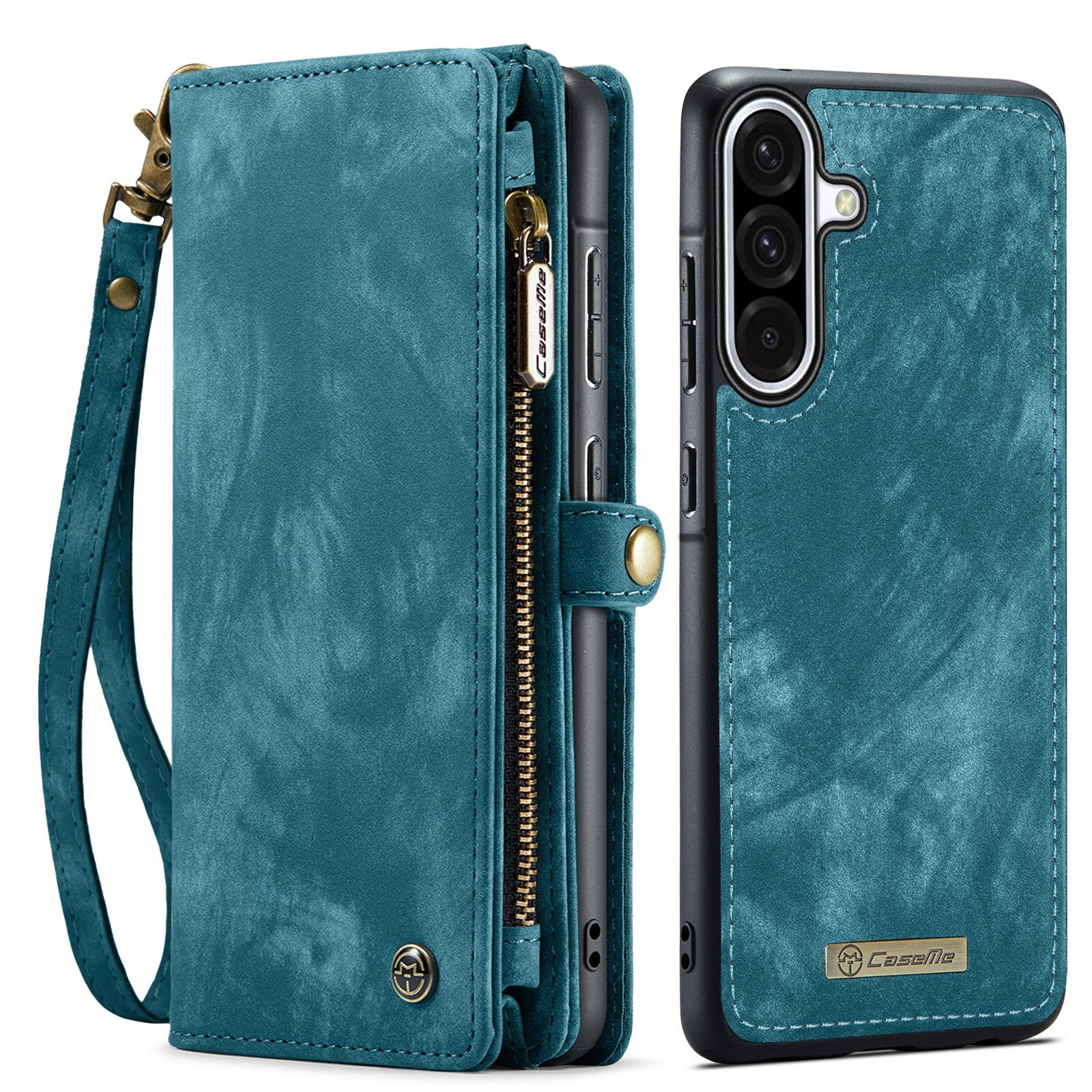 Multi-slot Portemonnaie-Hülle Samsung Galaxy A17 Blau