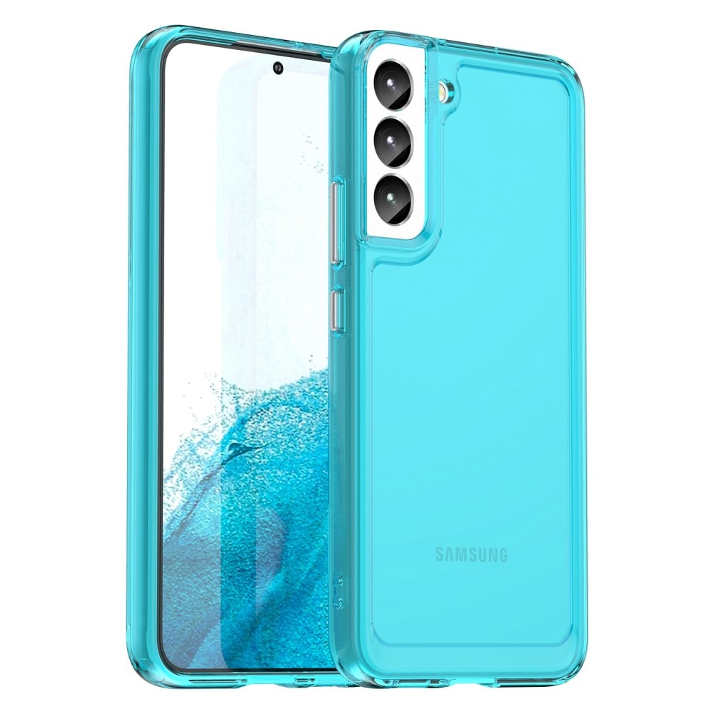 Samsung Galaxy S23  Hybride Handyhülle Crystal Hybrid blau