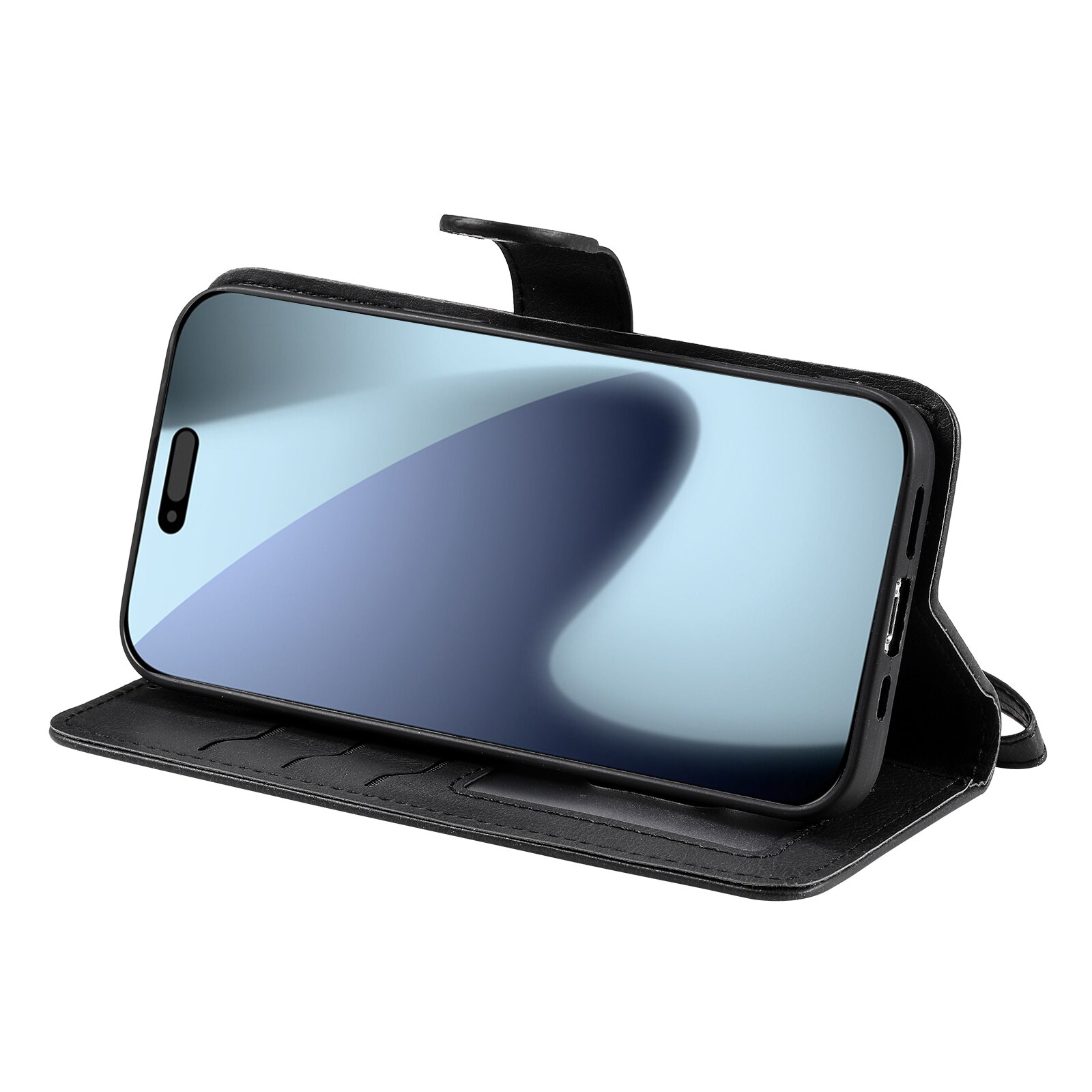 iPhone 17 Pro Magnetische Handytasche Schwarz
