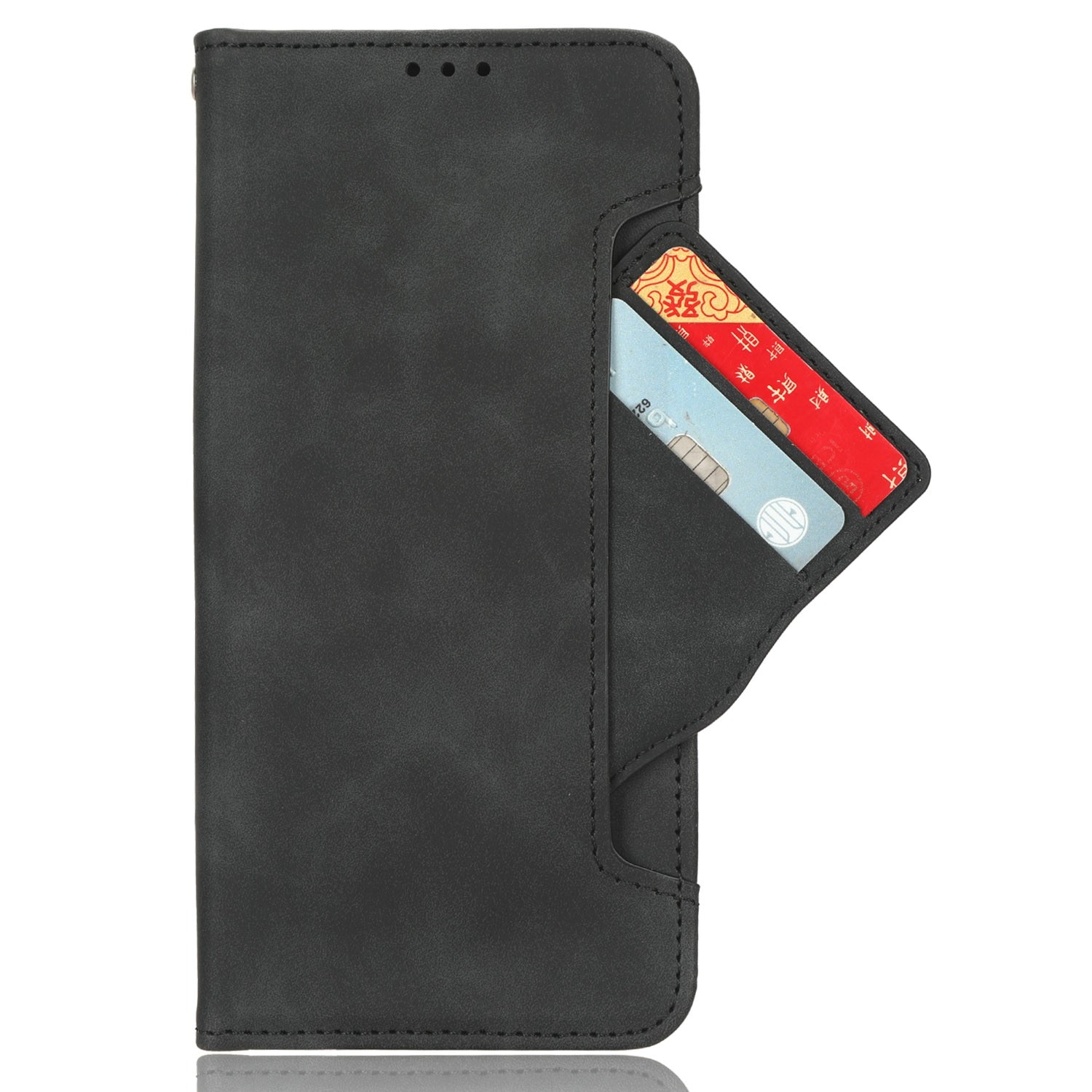 Samsung Galaxy Z Fold 7 Multi Portemonnaie-Hülle mit Stifthalter schwarz