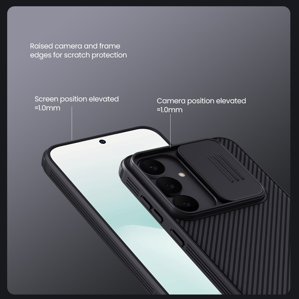 CamShield Hülle Samsung Galaxy S25 FE Schwarz