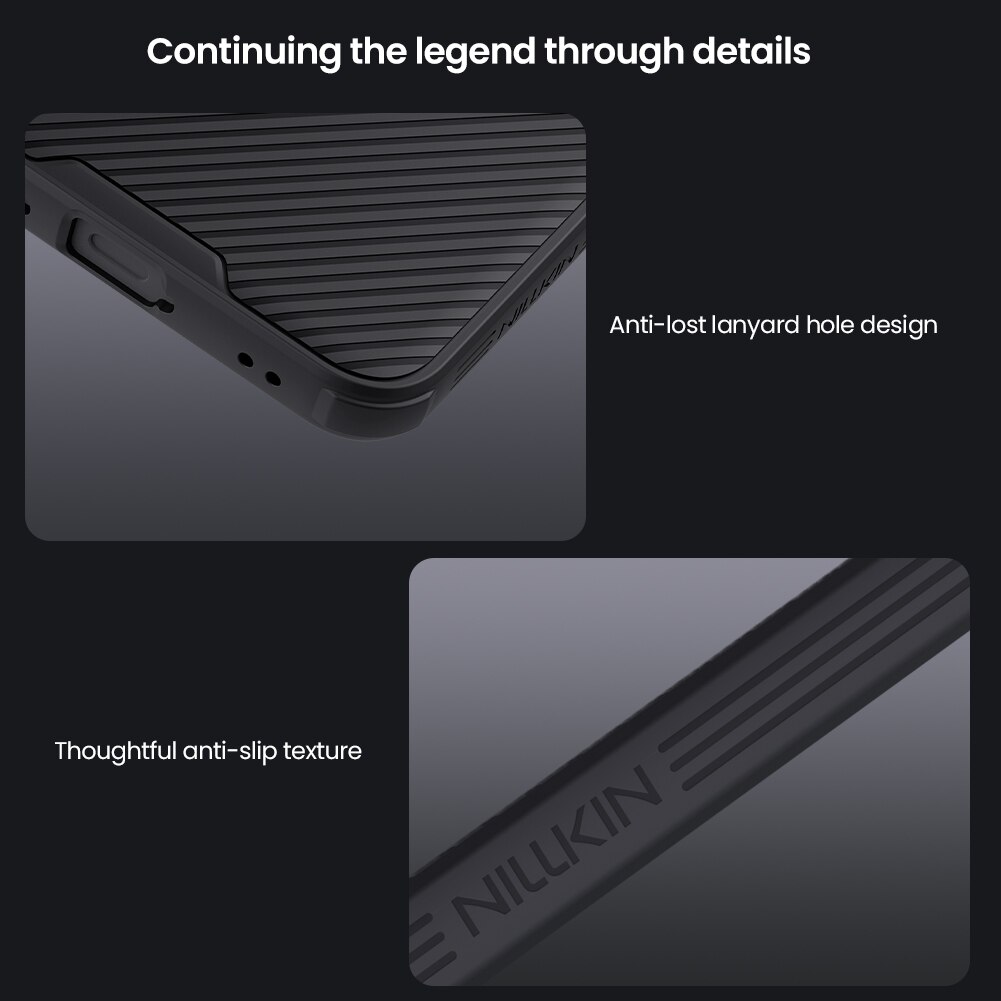 CamShield Hülle Samsung Galaxy S25 FE Schwarz