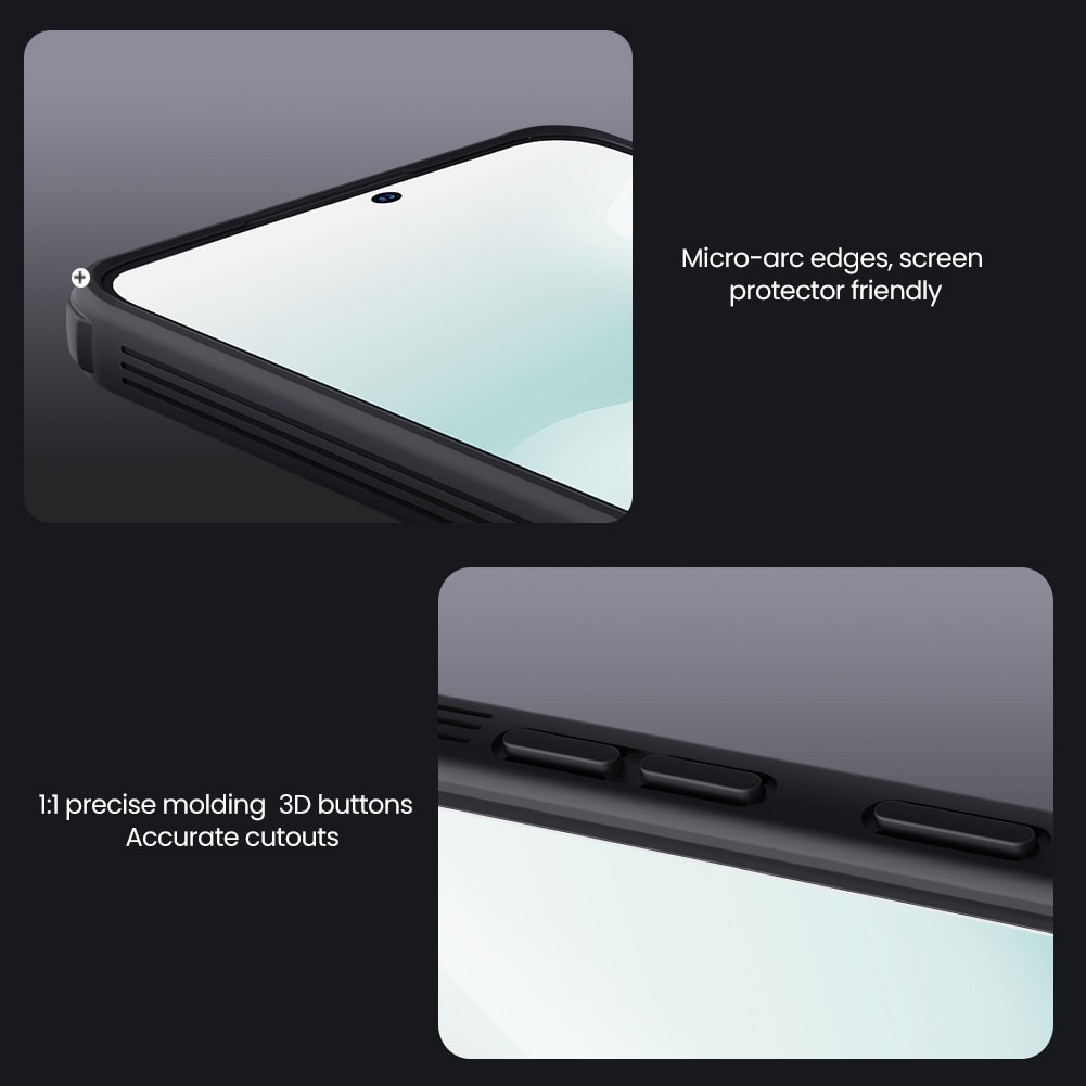 CamShield Hülle Samsung Galaxy S25 FE Schwarz