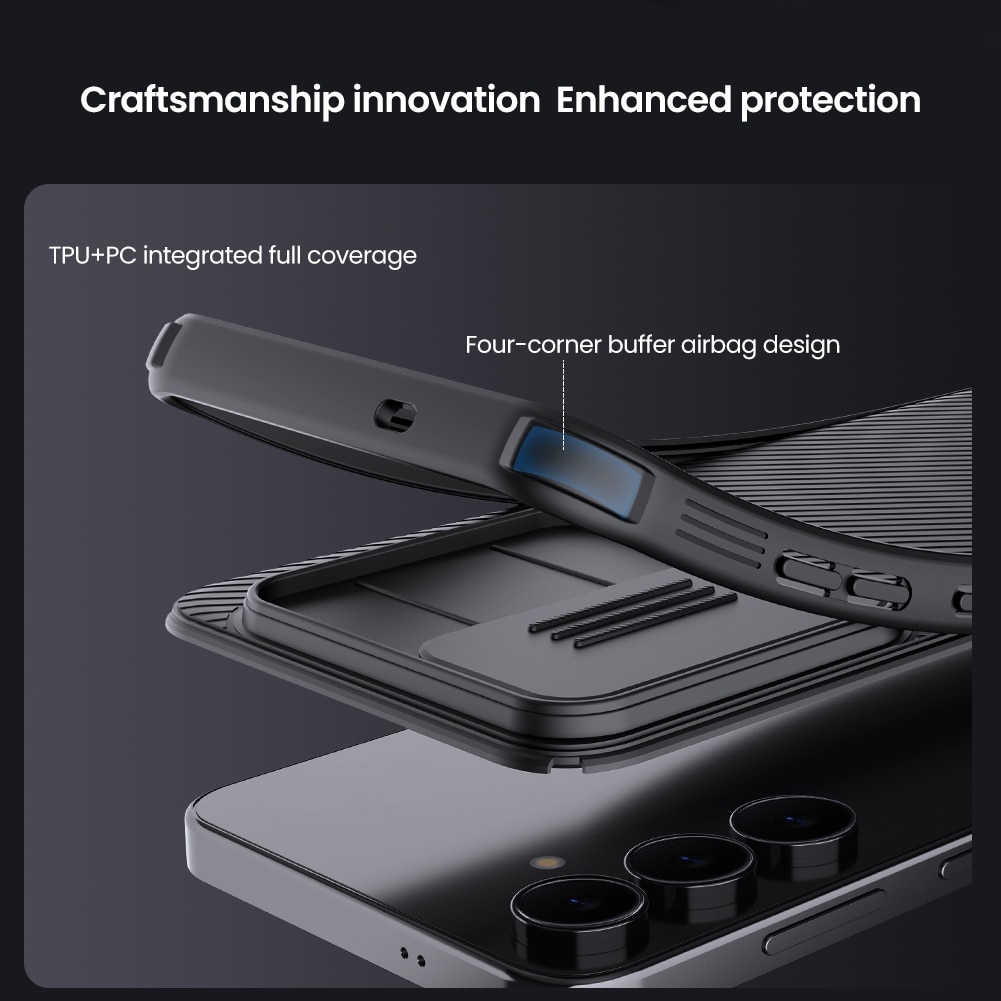 CamShield Hülle Samsung Galaxy S25 FE Schwarz