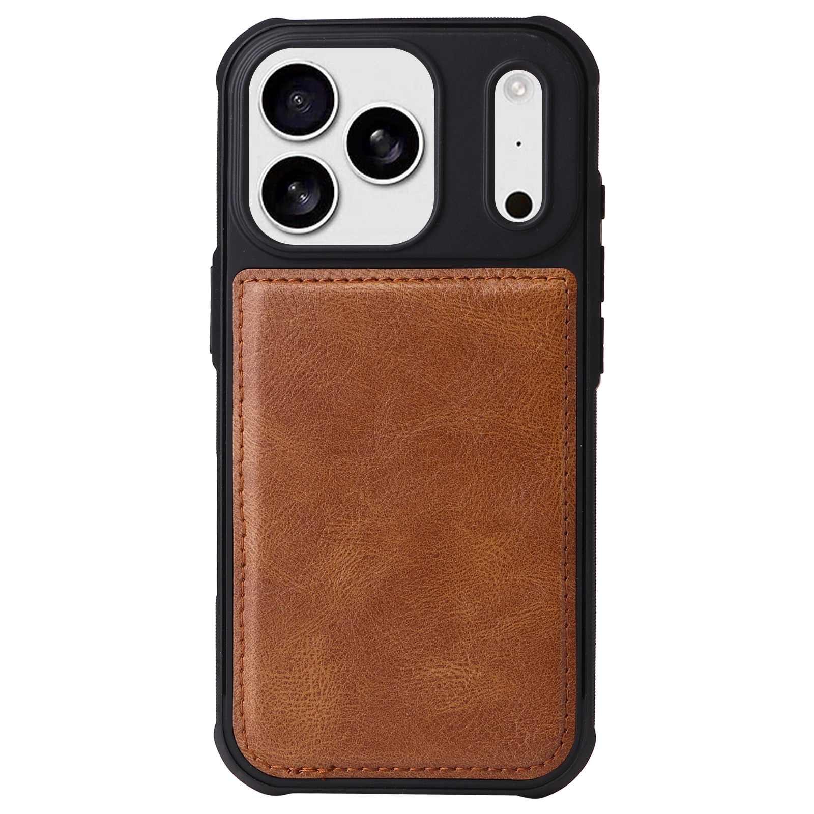 iPhone 17 Pro Max Magnet Leather Multi-Wallet Braun