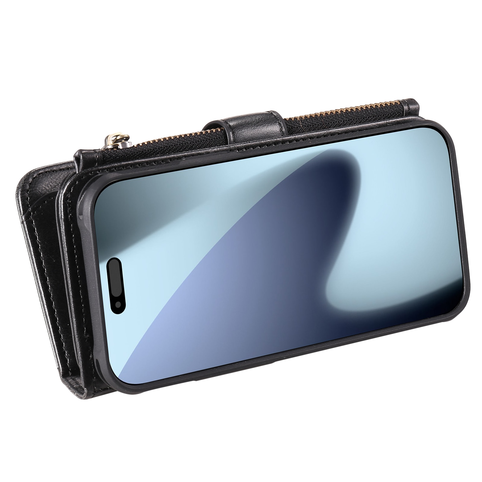 iPhone 17 Pro Max Magnet Leather Multi-Wallet schwarz