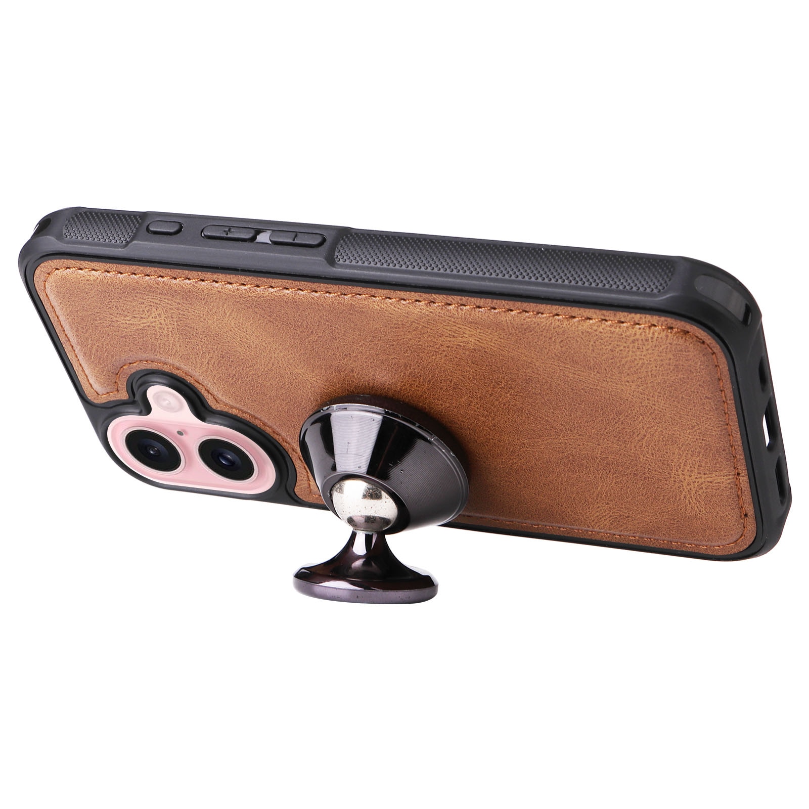 iPhone 17 Magnet Leather Multi-Wallet Braun