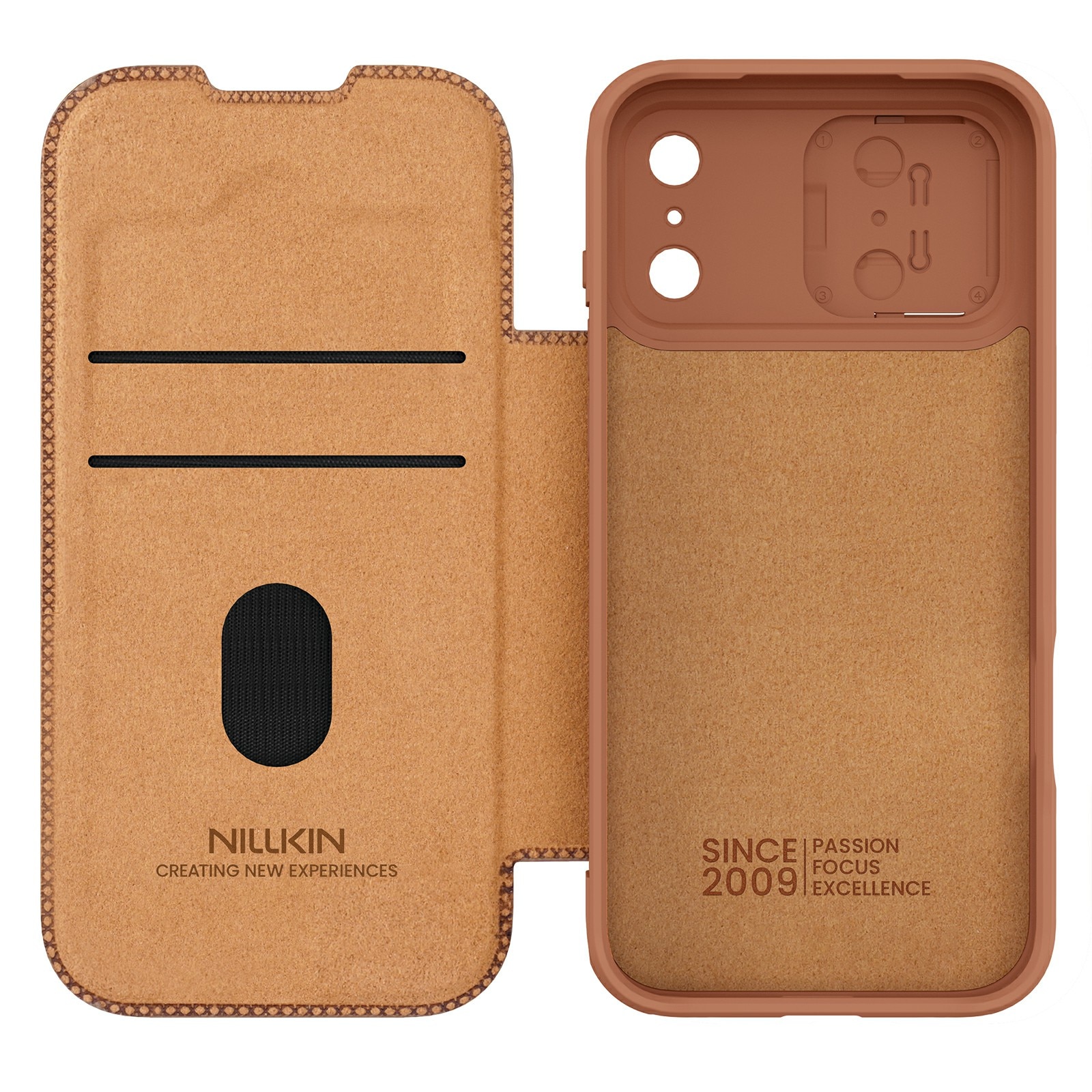 Qin Pro CamShield iPhone 17 Pro Max Braun