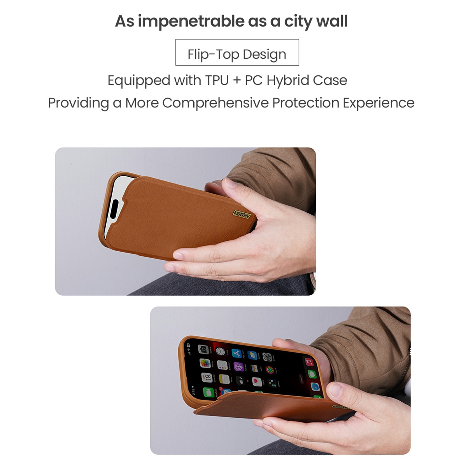 Qin Pro CamShield iPhone 17 Pro Max Braun