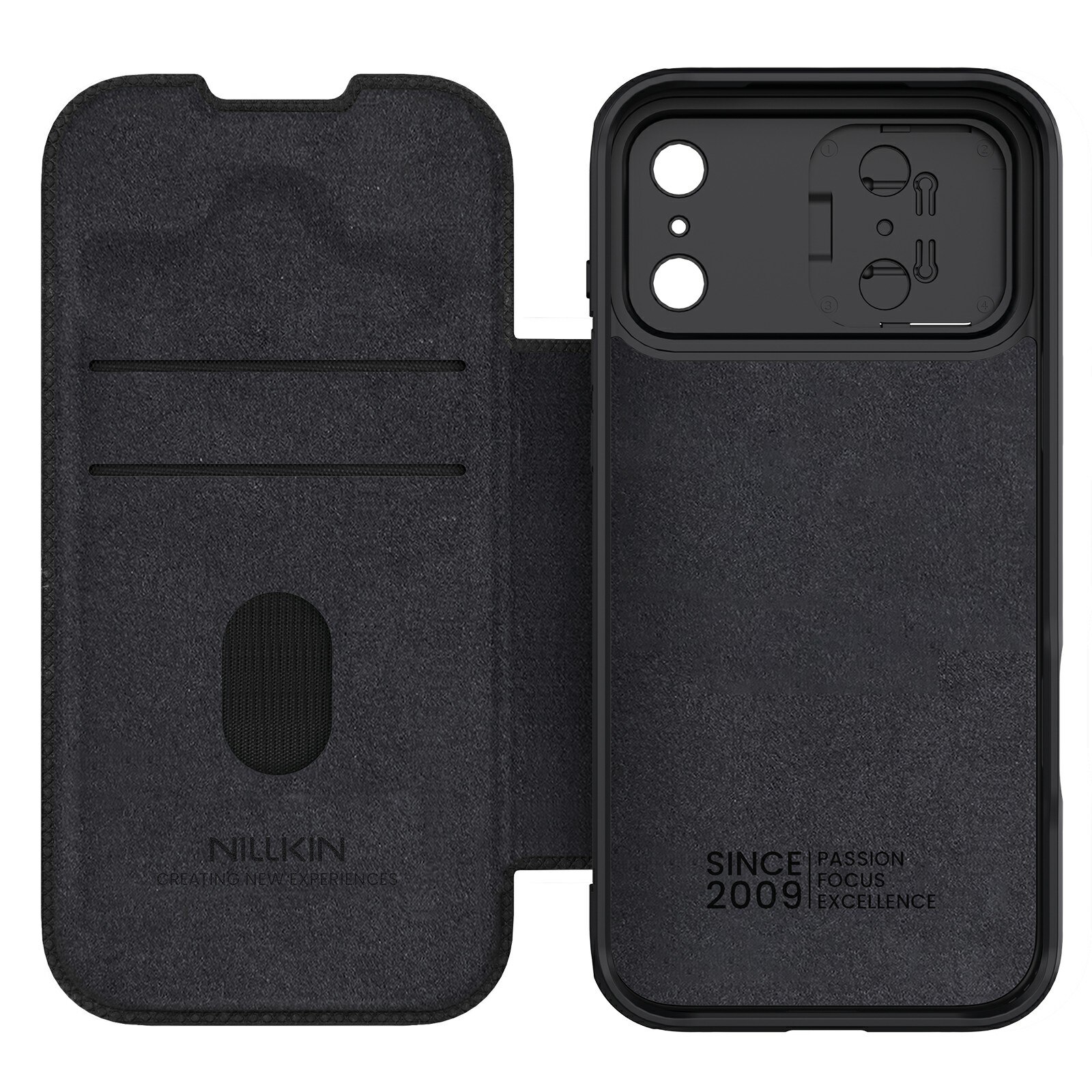 Qin Pro CamShield iPhone 17 Pro Max Schwarz