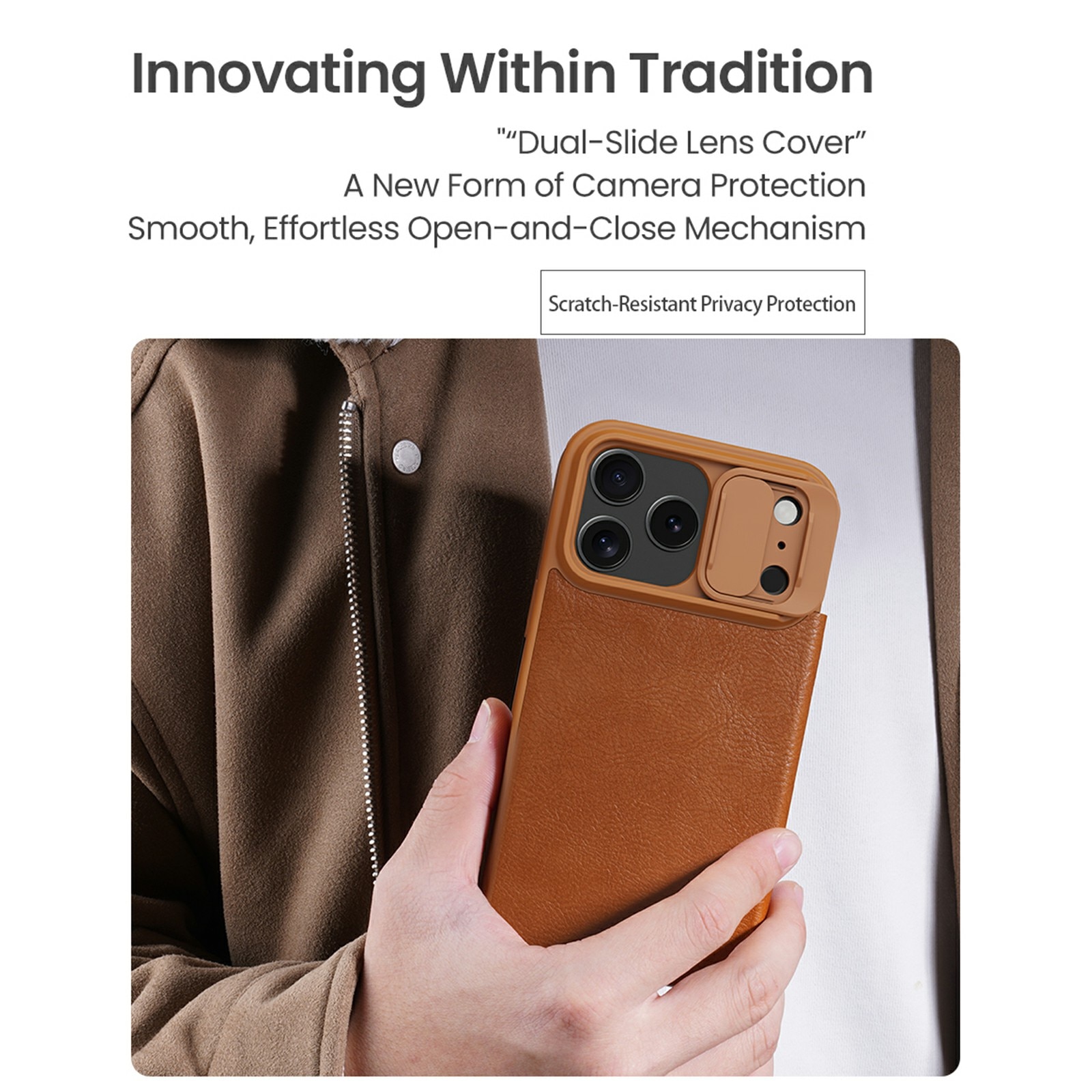 Qin Pro CamShield iPhone 17 Pro Max Schwarz
