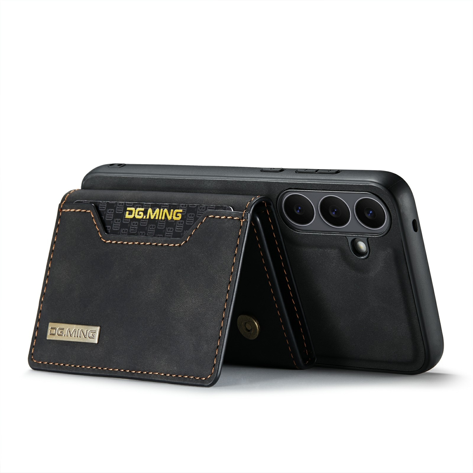 Magnetic Card Slot Case Samsung Galaxy S25 FE Schwarz