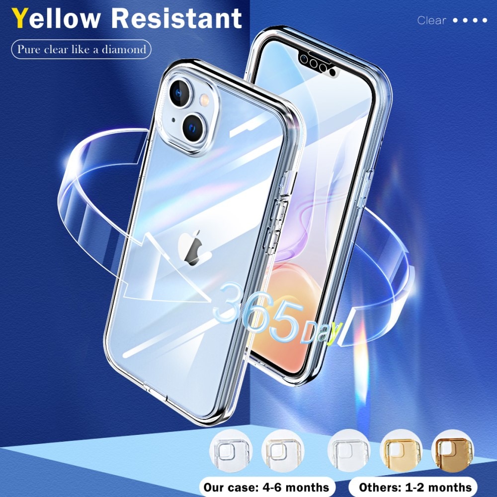 iPhone 14 Plus Full Protection Case Transparent