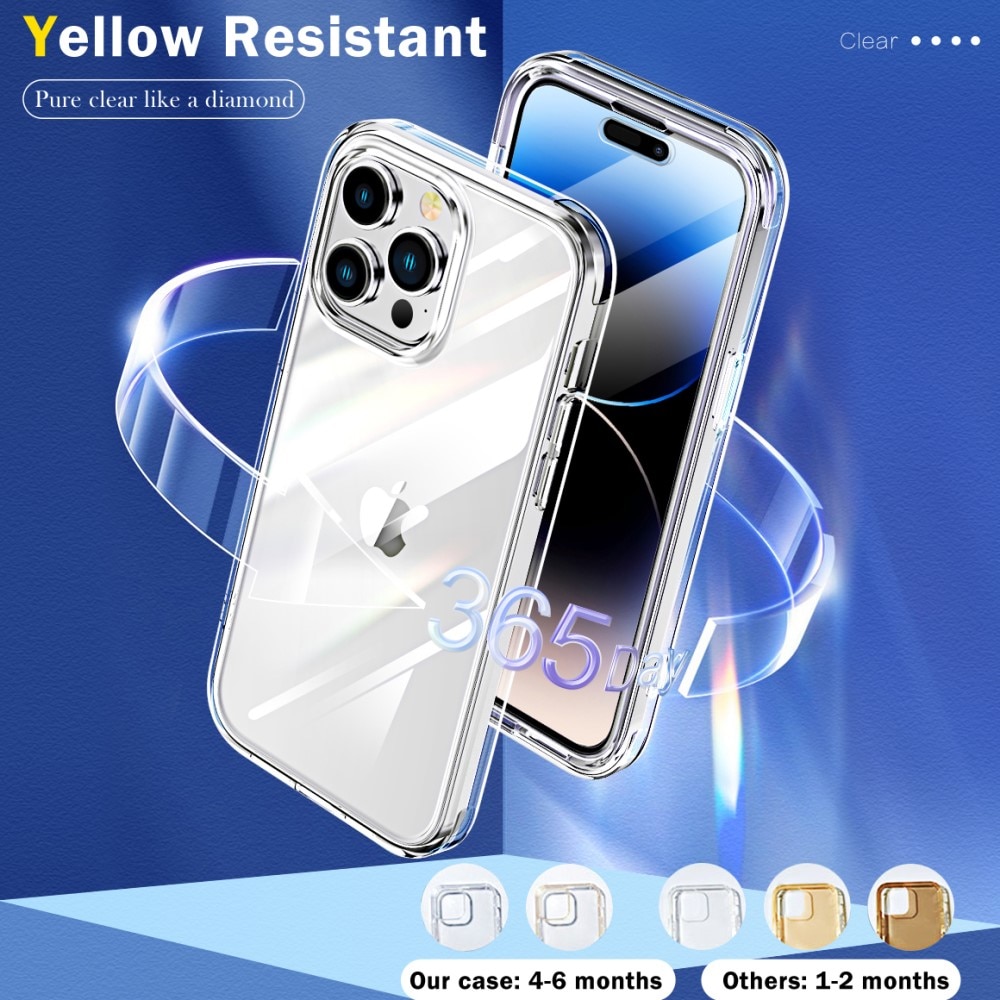 iPhone 14 Pro Full Protection Case Transparent