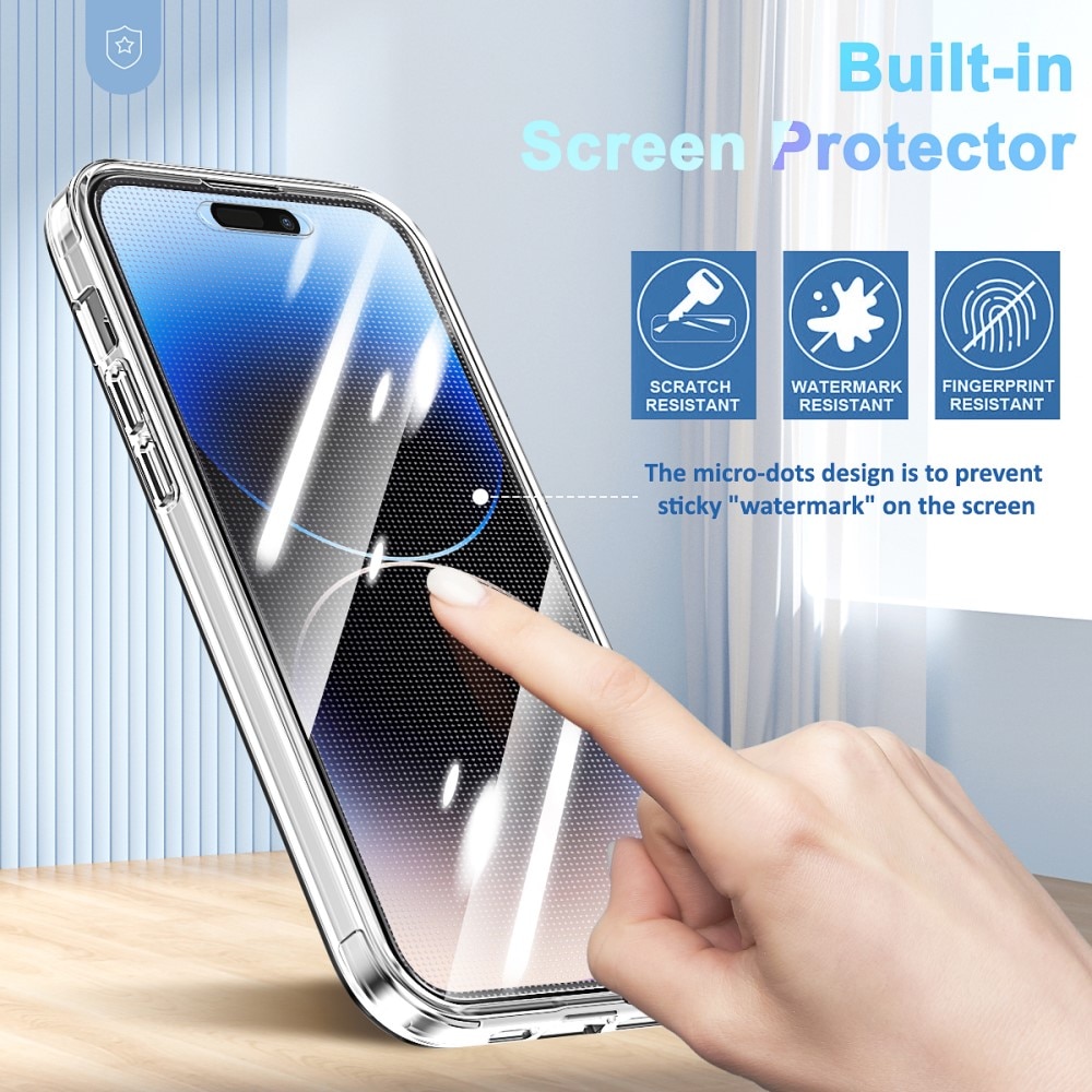 iPhone 14 Pro Max Full Protection Case Transparent