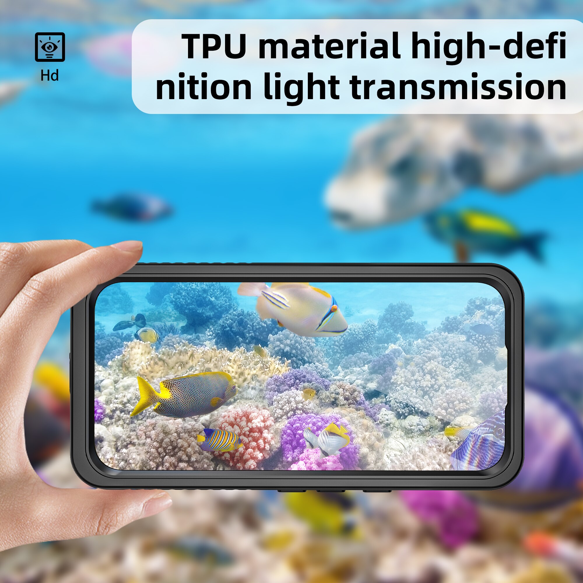 Google Pixel 10 Pro XL Wasserdichte Hülle durchsichtig