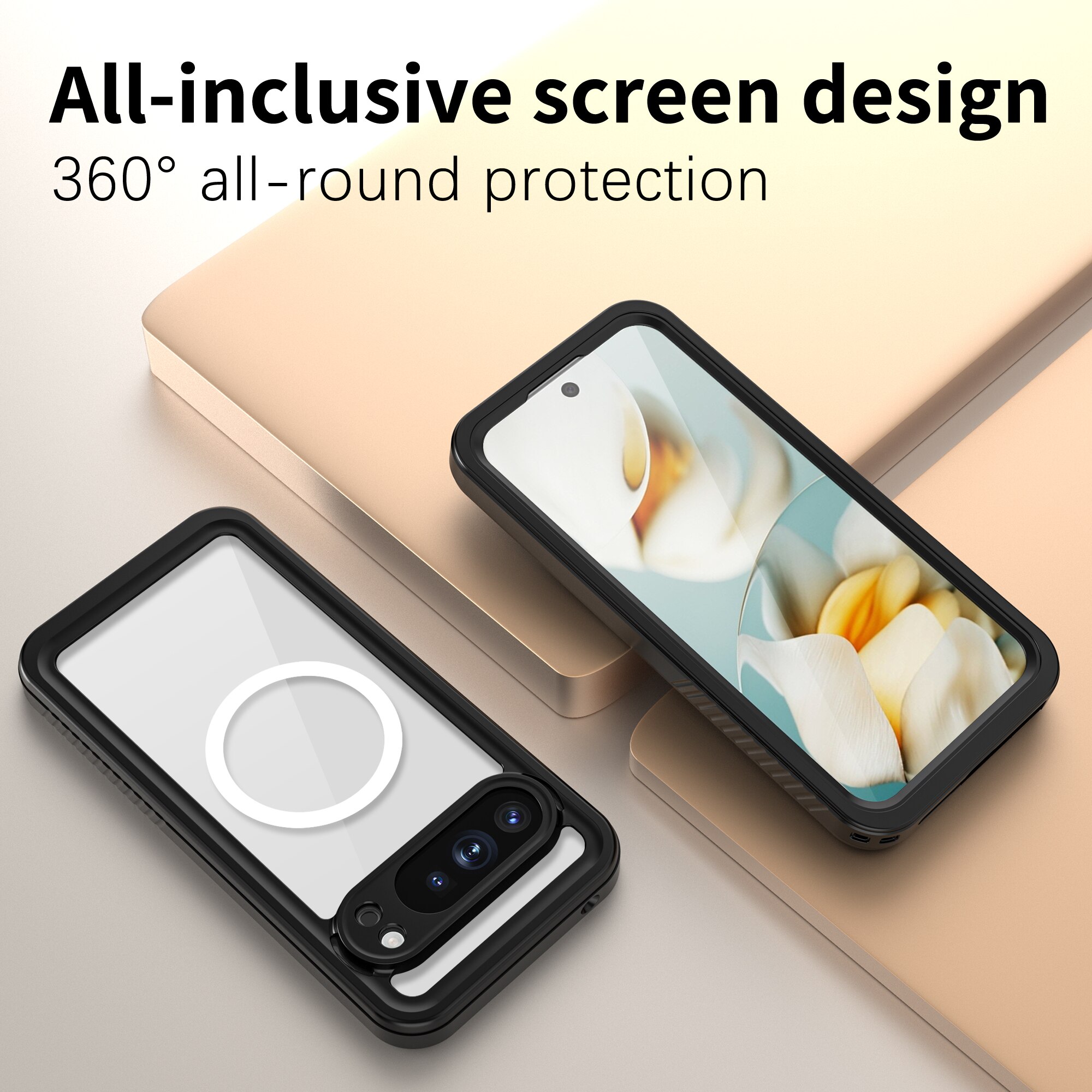 Google Pixel 10 Pro XL Wasserdichte Hülle durchsichtig