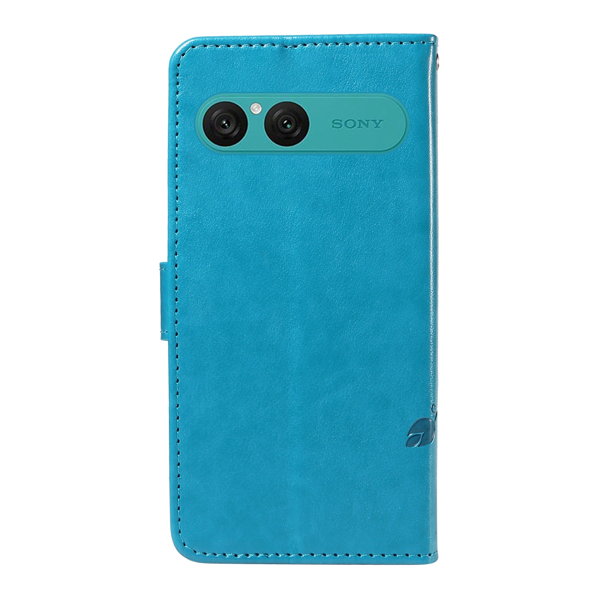 Sony Xperia 10 VII Handyhülle mit Schmetterlingsmuster, Blau