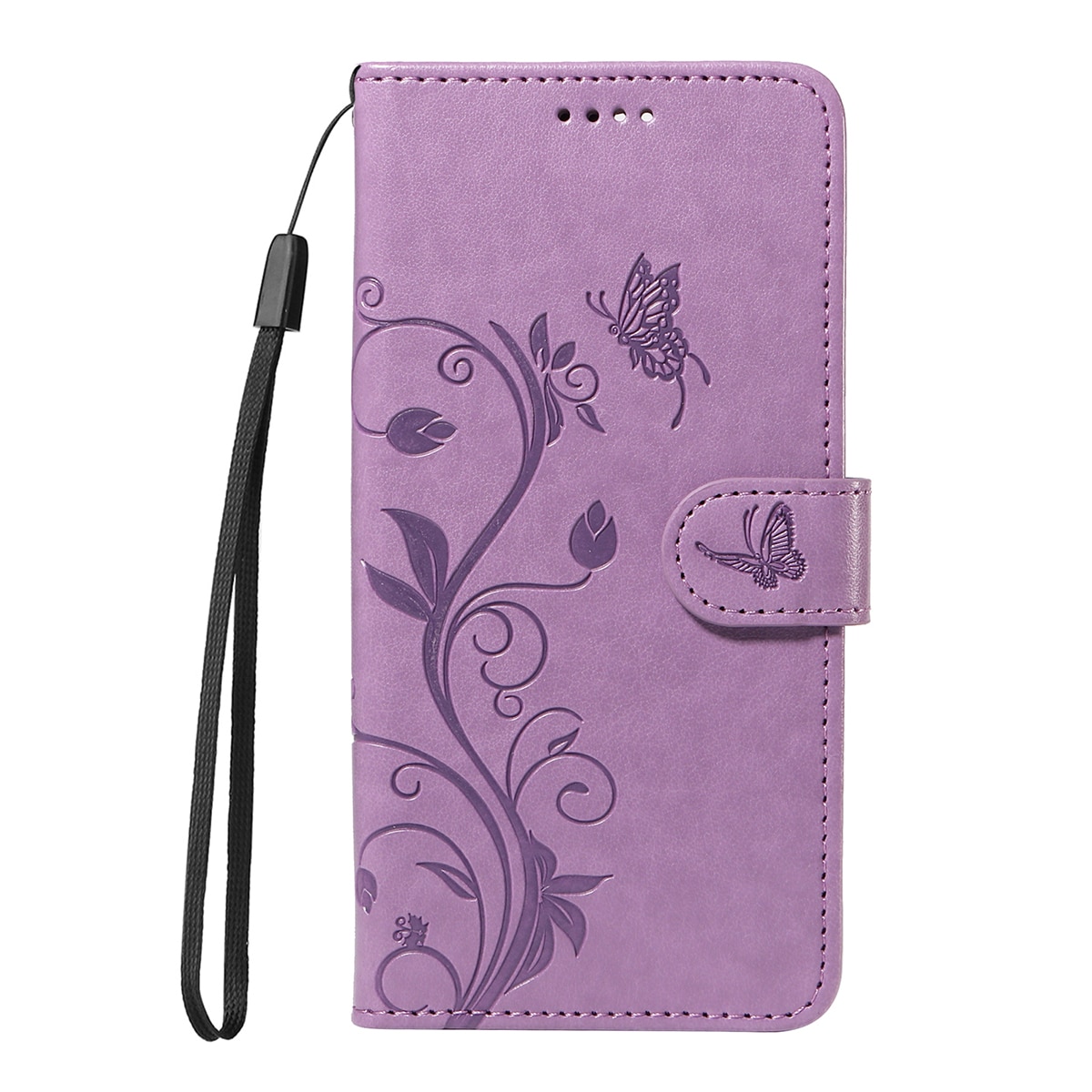 Sony Xperia 10 VII Handyhülle mit Schmetterlingsmuster, Lila