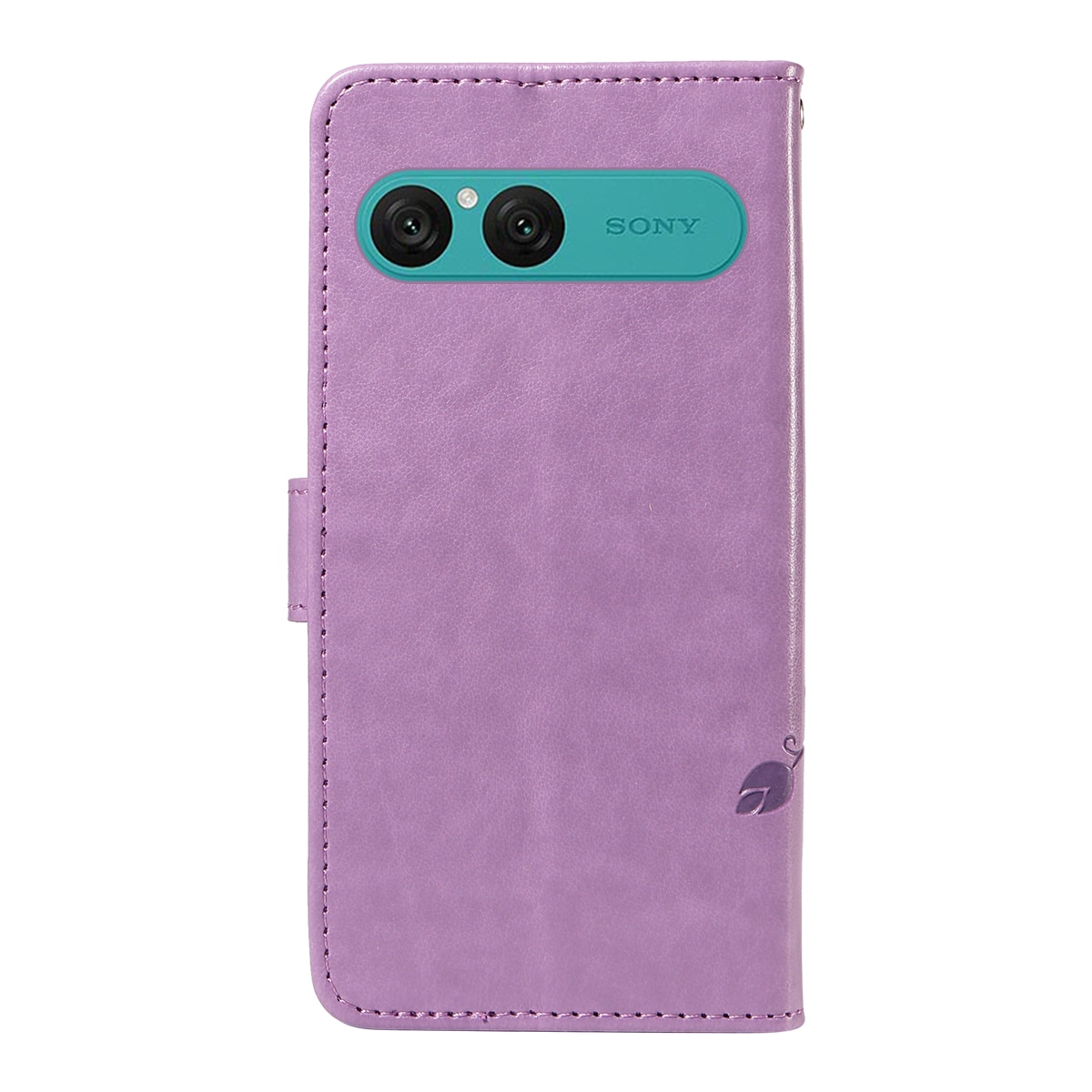 Sony Xperia 10 VII Handyhülle mit Schmetterlingsmuster, Lila