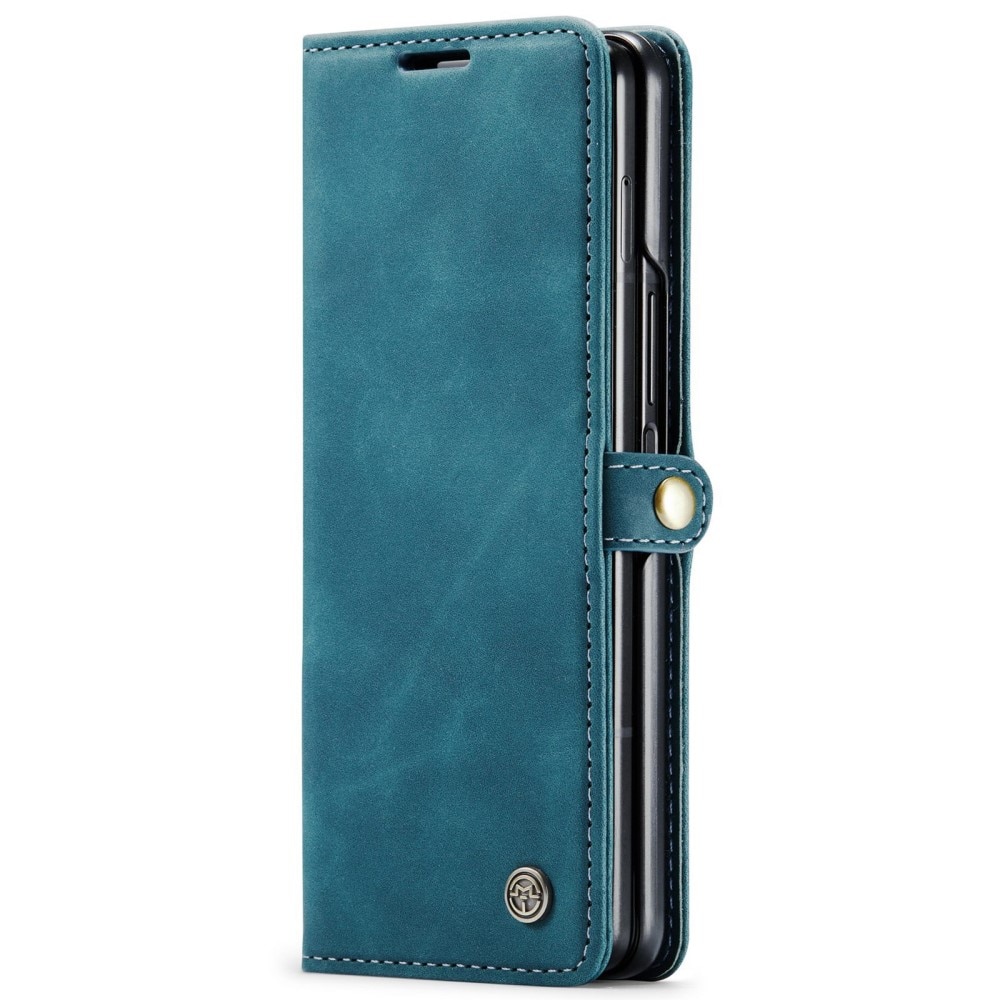 Slim Portemonnaie-Hülle Samsung Galaxy Z Fold 4 blau