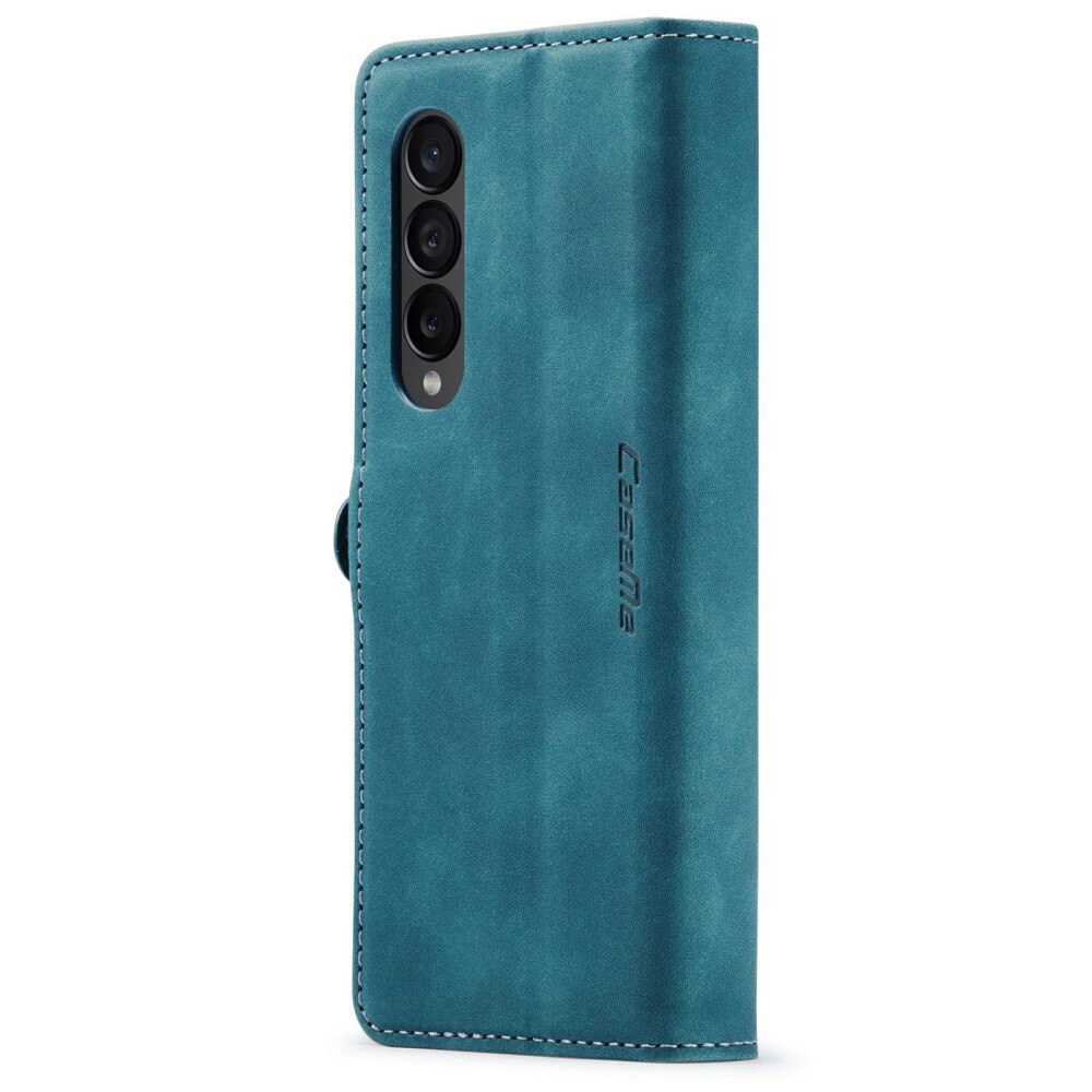 Slim Portemonnaie-Hülle Samsung Galaxy Z Fold 4 blau