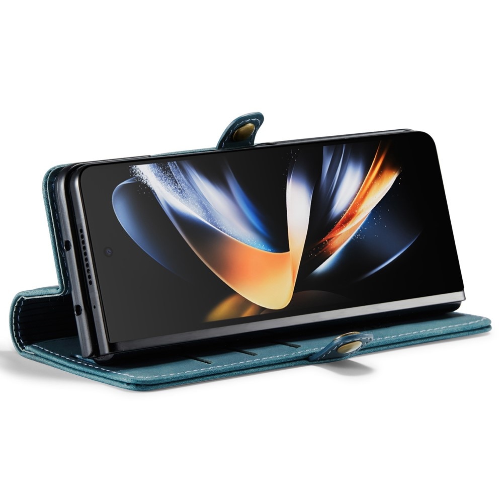 Slim Portemonnaie-Hülle Samsung Galaxy Z Fold 4 blau