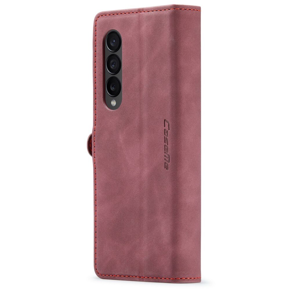 Slim Portemonnaie-Hülle Samsung Galaxy Z Fold 4 rot