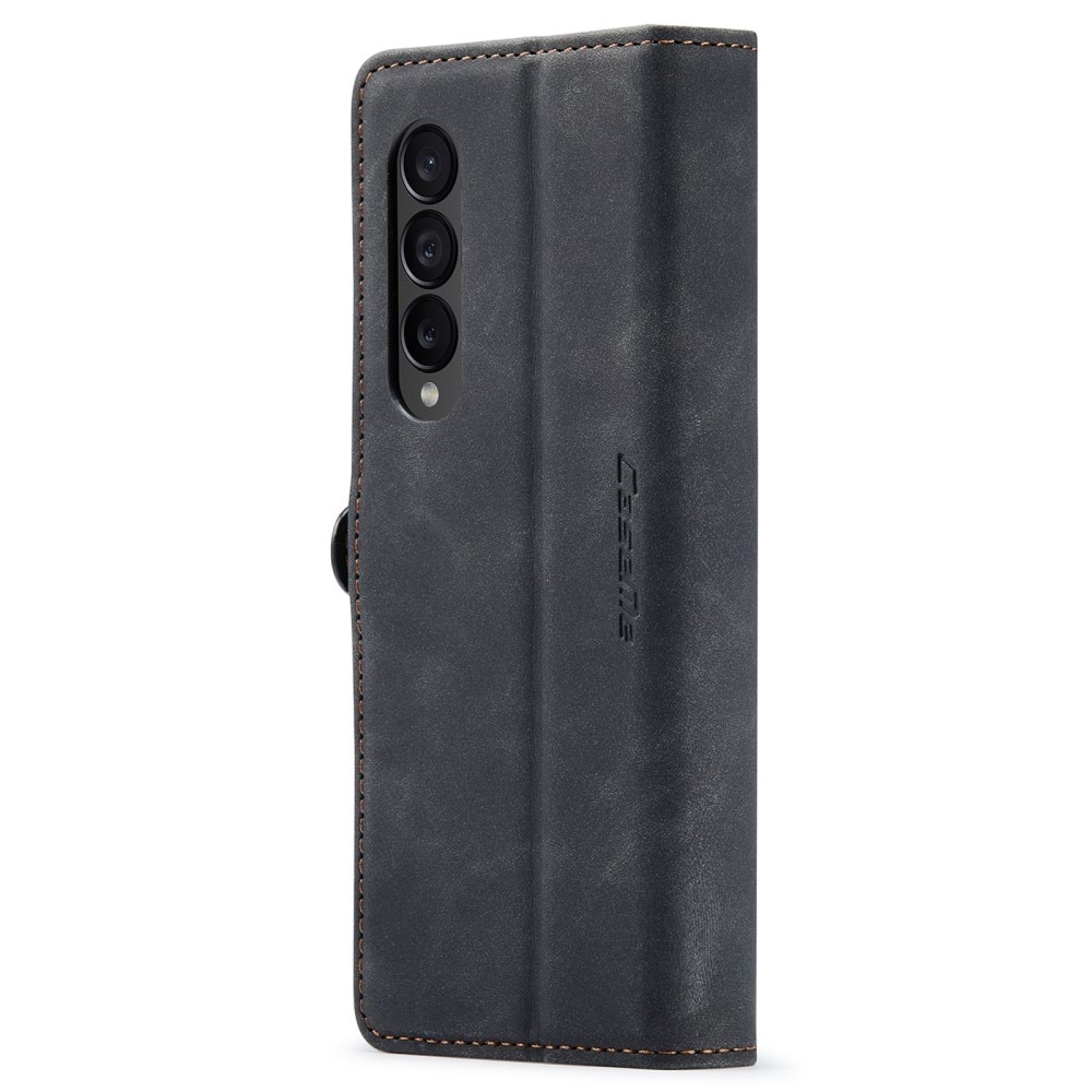 Slim Portemonnaie-Hülle Samsung Galaxy Z Fold 4 schwarz