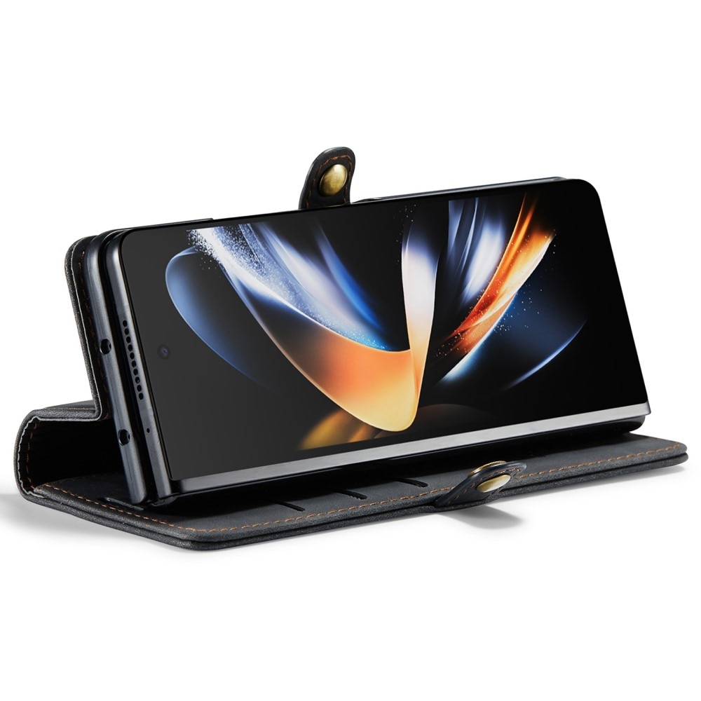 Slim Portemonnaie-Hülle Samsung Galaxy Z Fold 4 schwarz