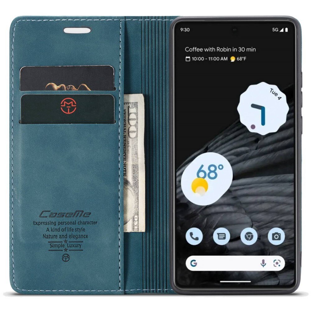 Slim Portemonnaie-Hülle Google Pixel 7 blau