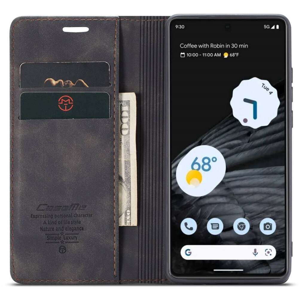 Slim Portemonnaie-Hülle Google Pixel 7 schwarz