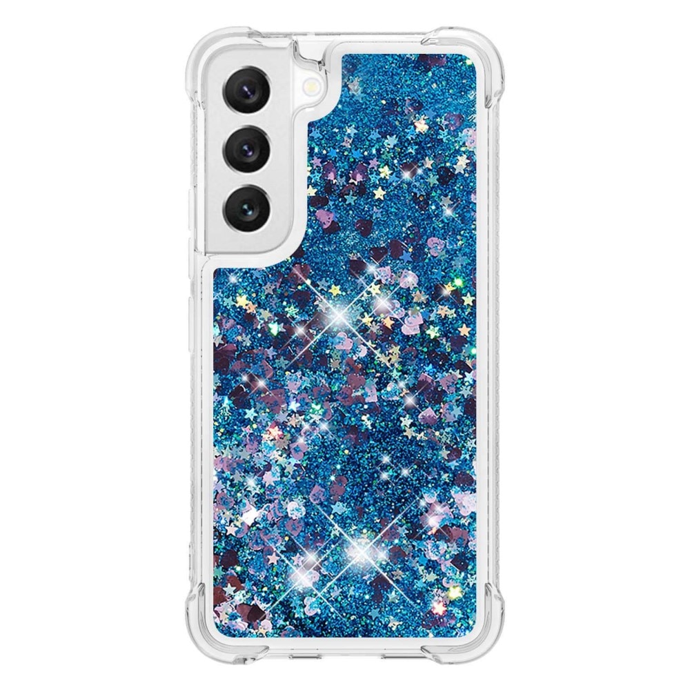 Samsung Galaxy S23 Glitter Powder TPU Handyhülle  blau